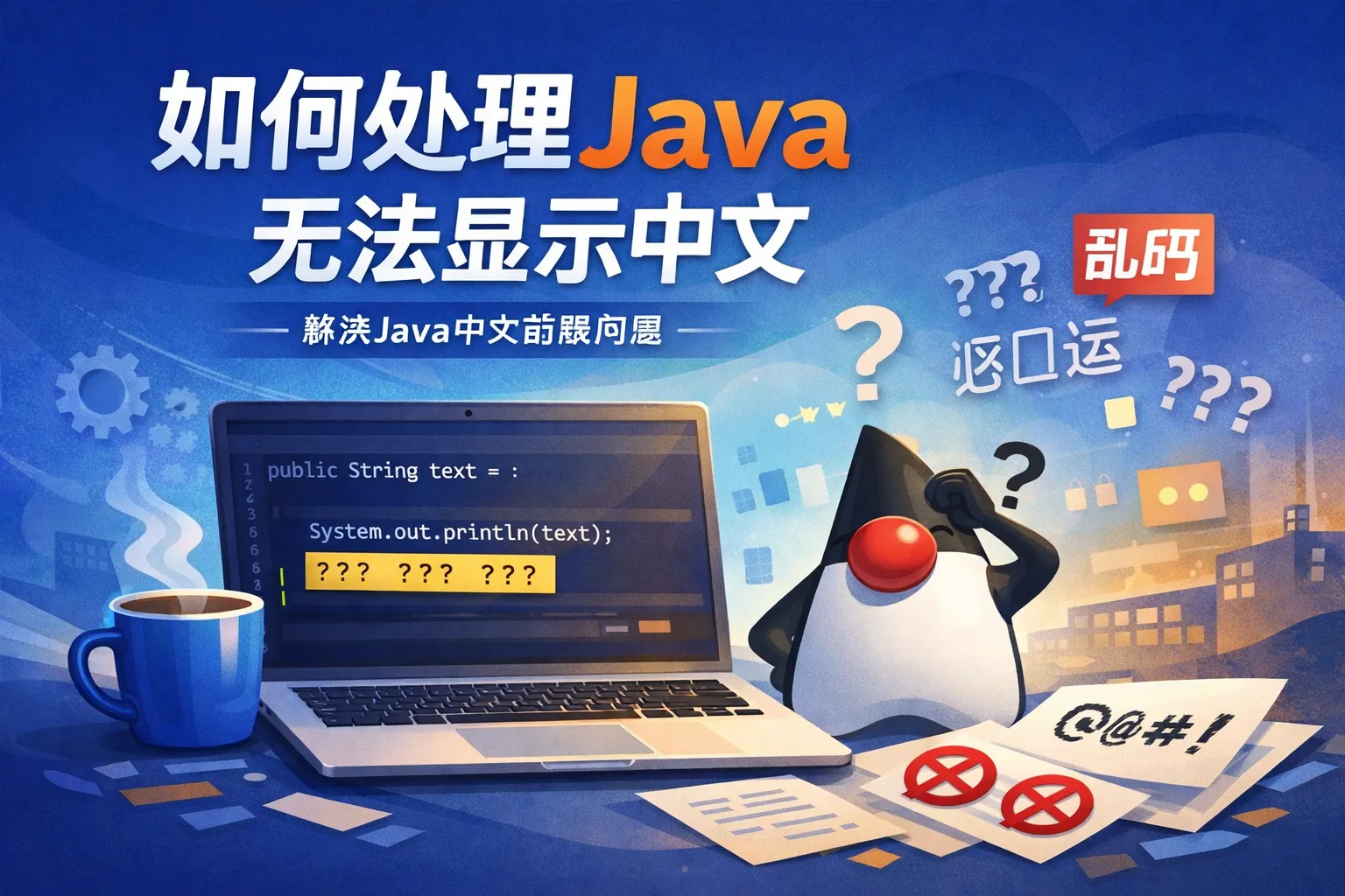 如何处理java无法显示中文