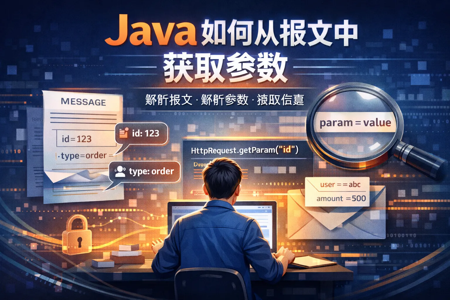 java如何从报文中获取参数