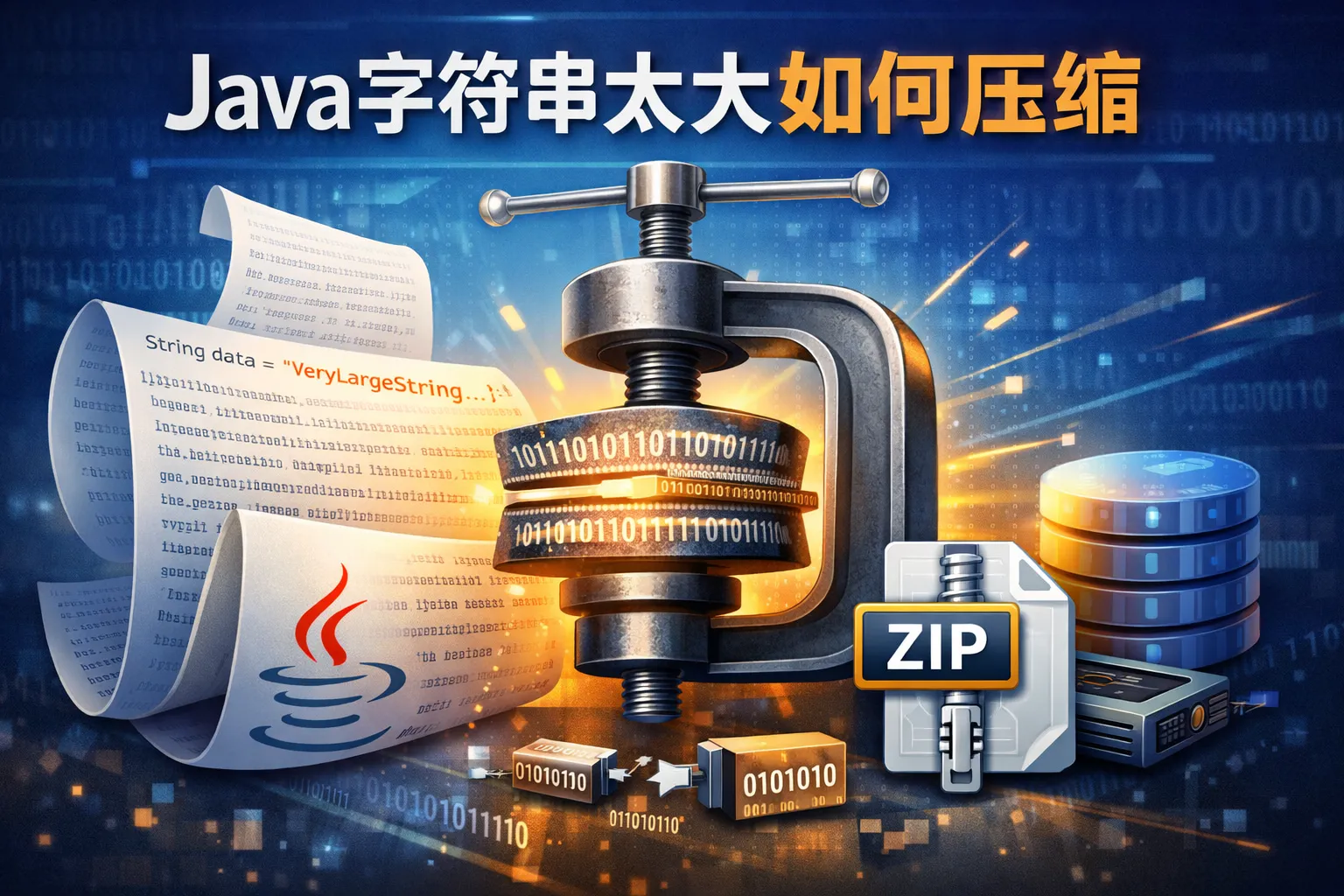 java字符串太大如何压缩