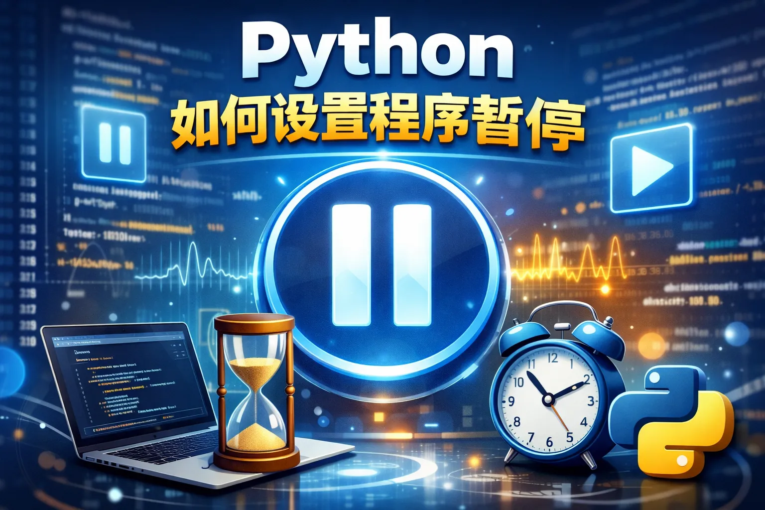 Python如何设置程序暂停