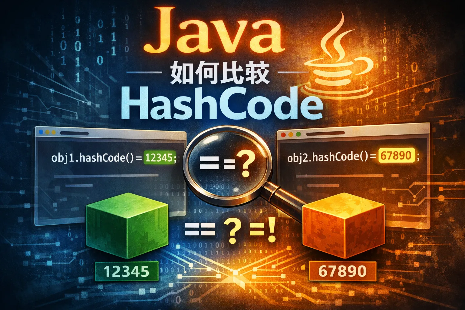 java如何比较hashcode