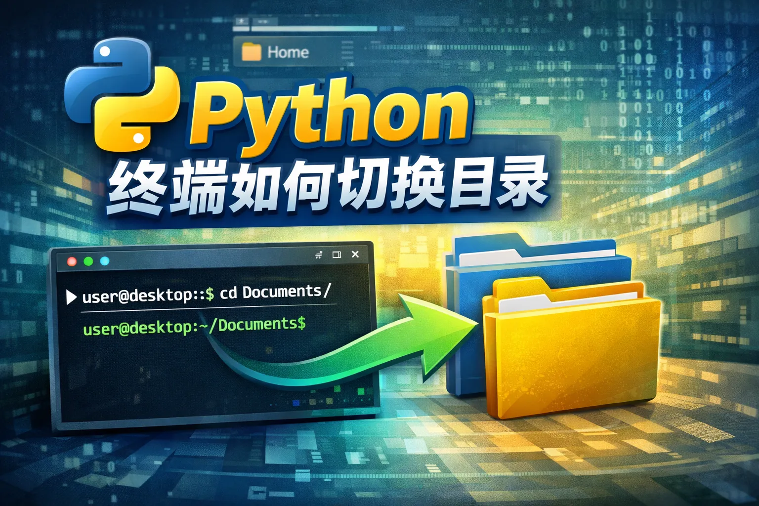 python终端如何切换目录下