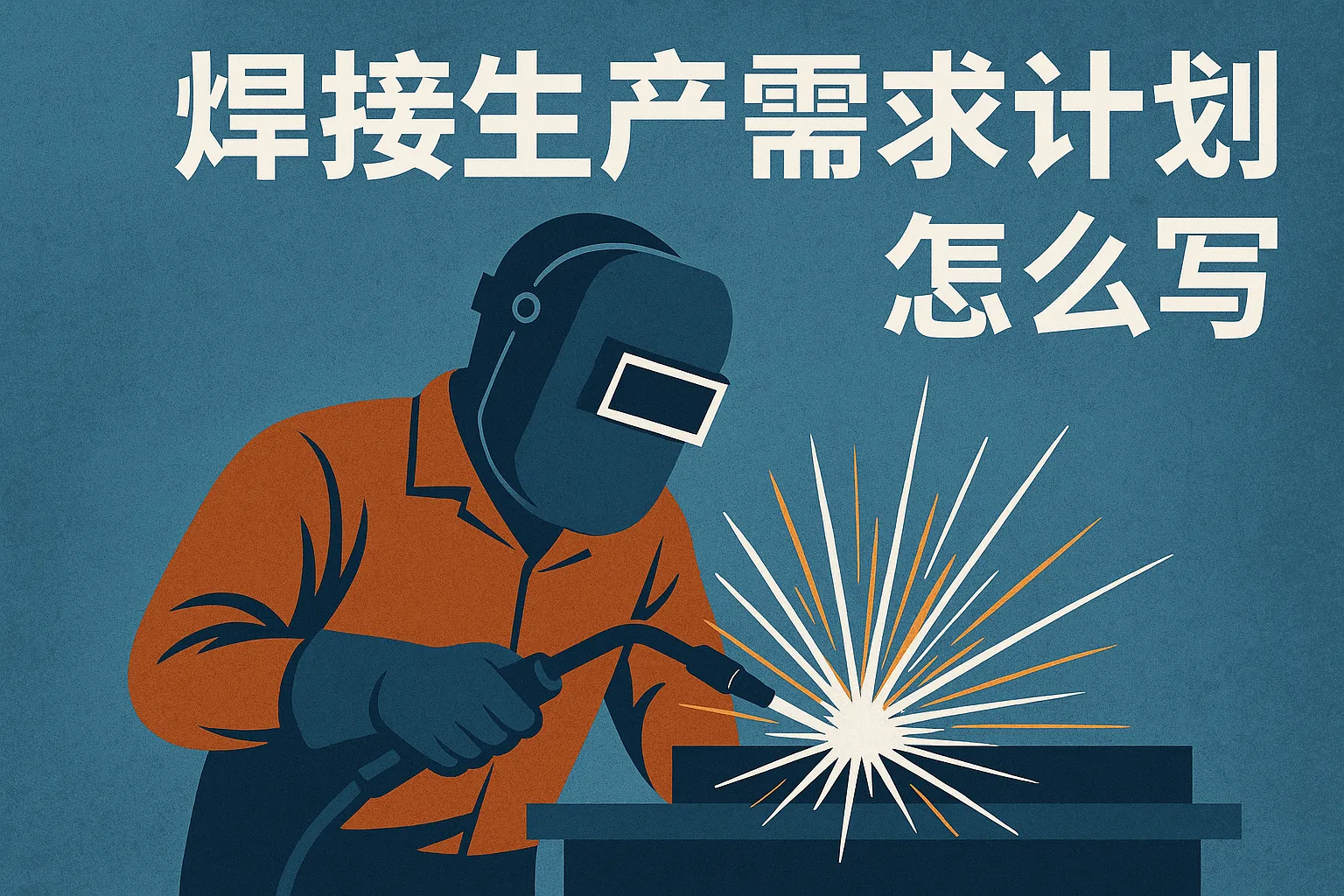 焊接生产需求计划怎么写