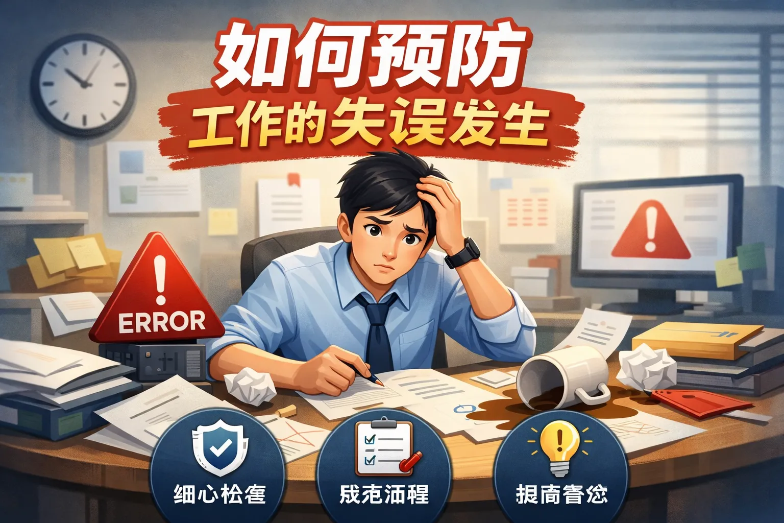 如何预防工作的失误发生