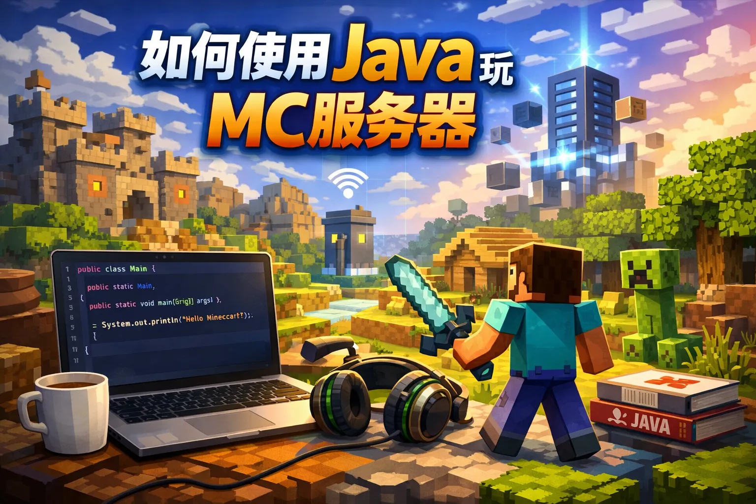 如何使用java玩mc服务器