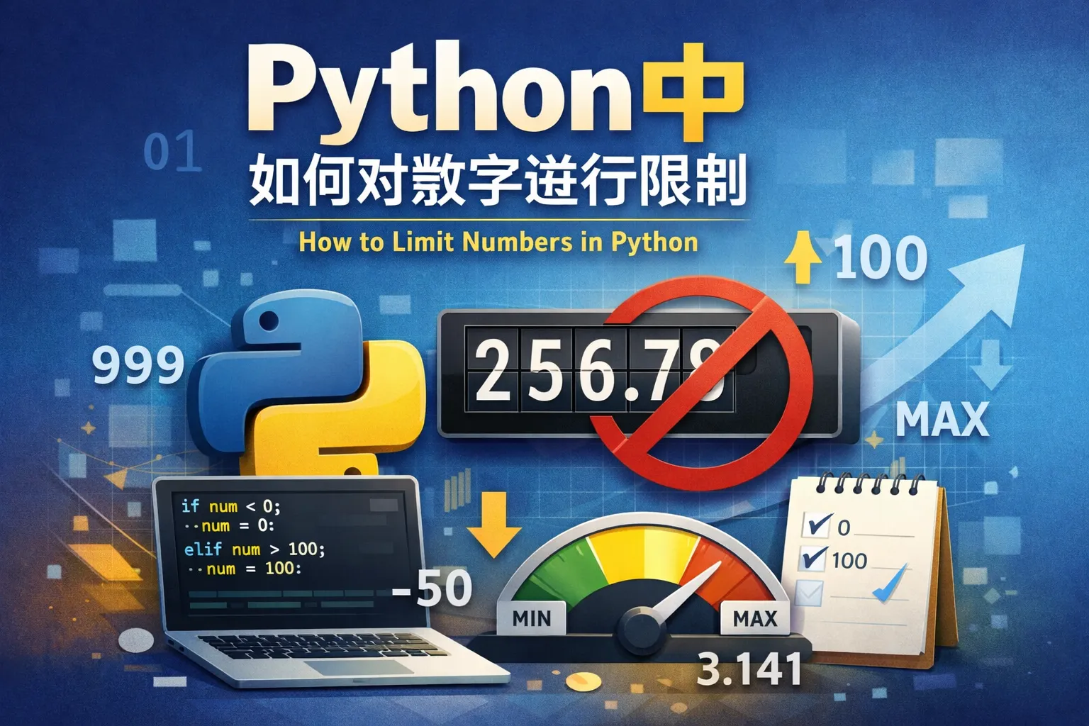 python中如何对数字进行限制