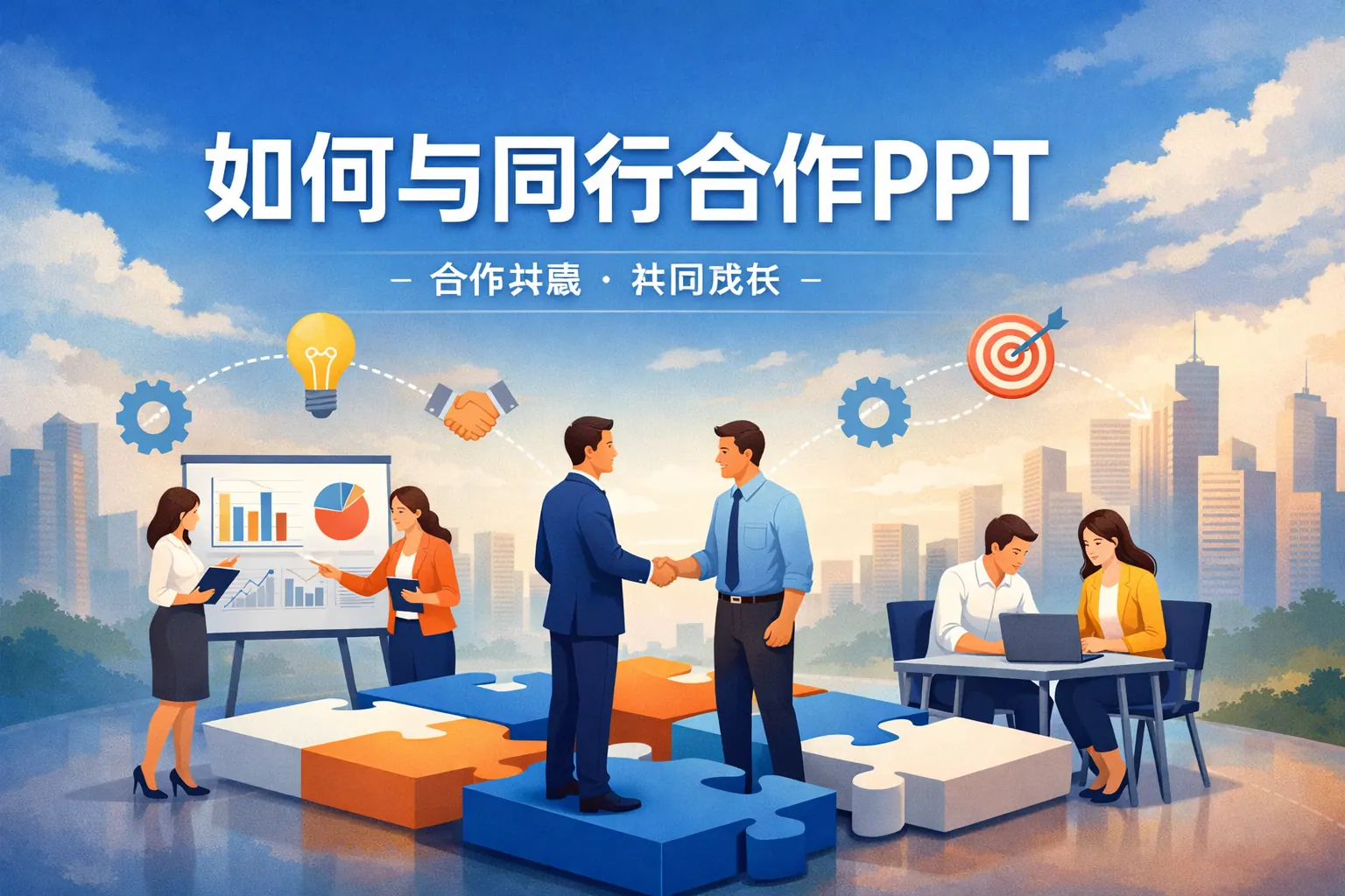 如何与同行合作ppt