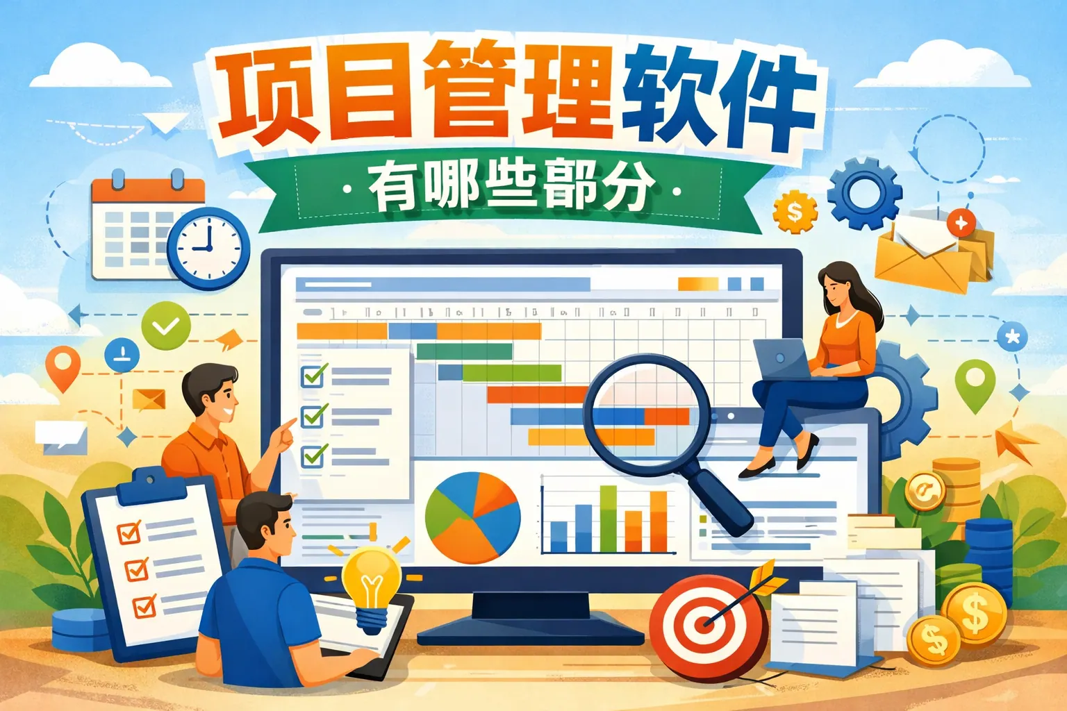 项目管理软件有哪些部分