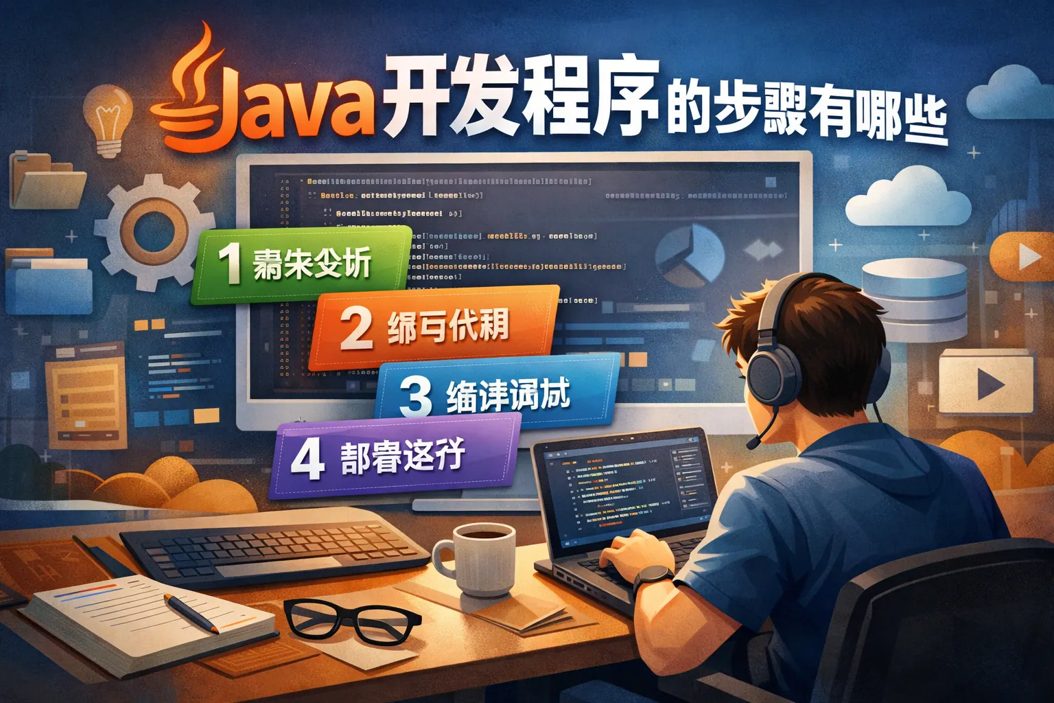 java开发程序的步骤有哪些