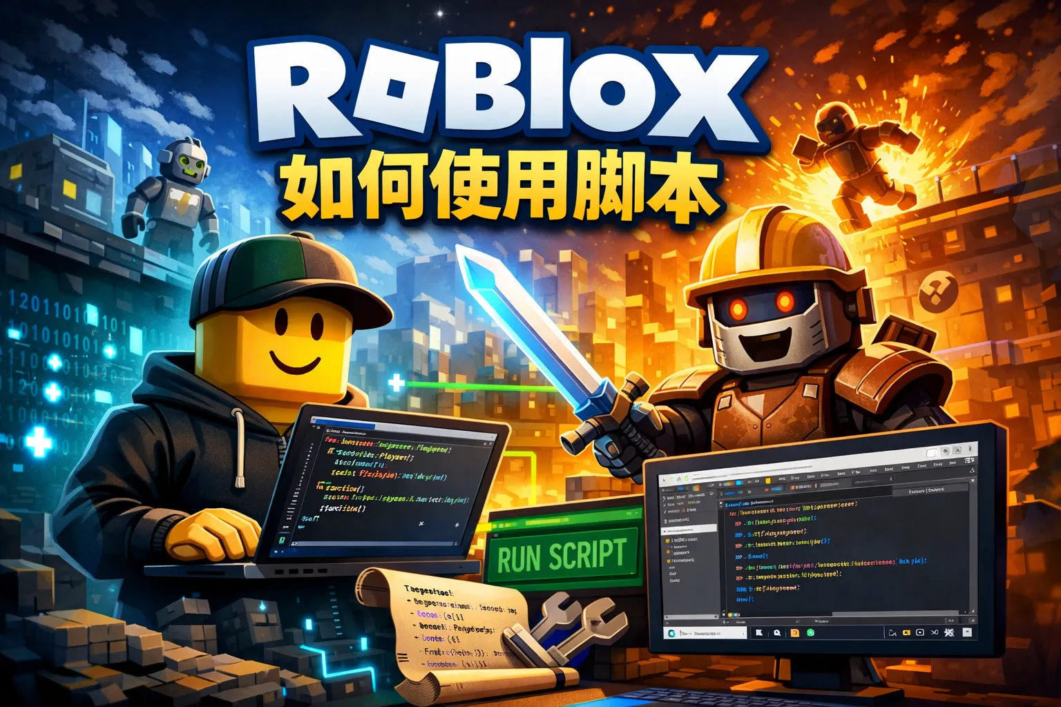 roblox 如何使用脚本