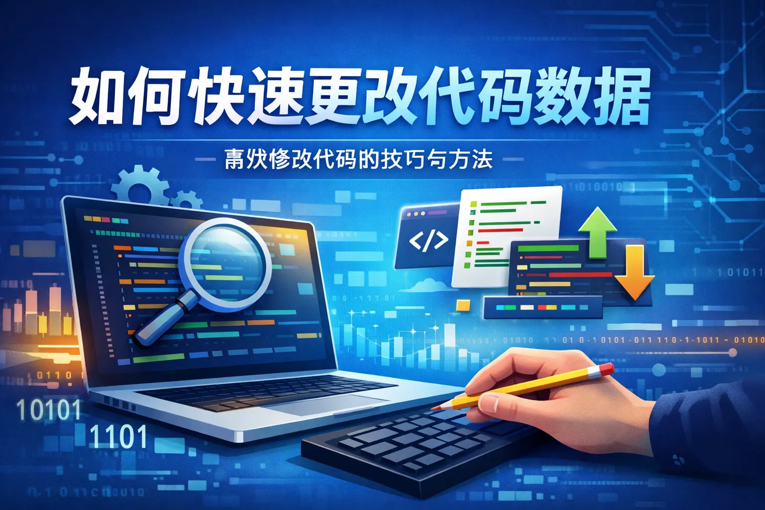 如何快速更改代码数据