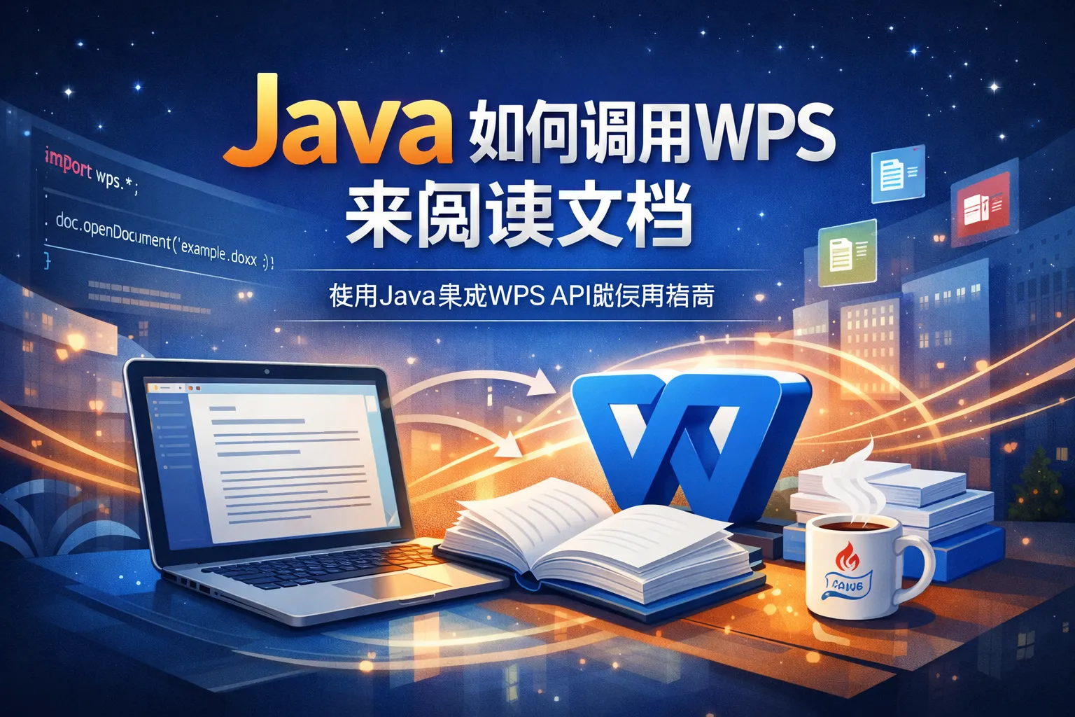 Java如何调用WPS来阅读文档