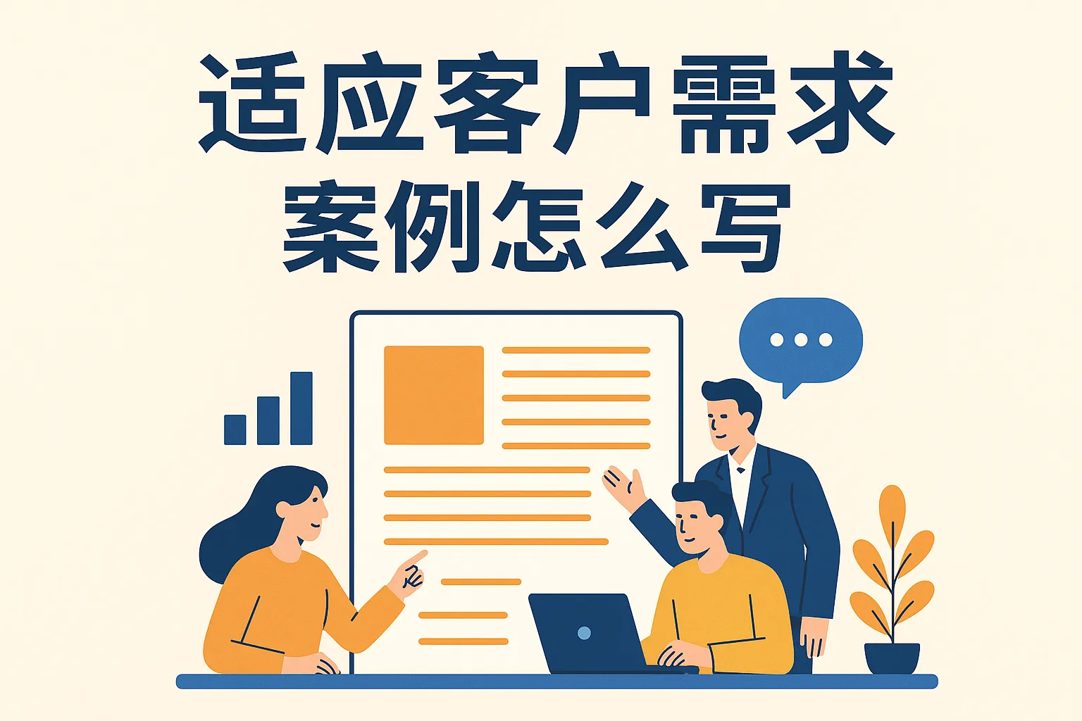适应客户需求案例怎么写