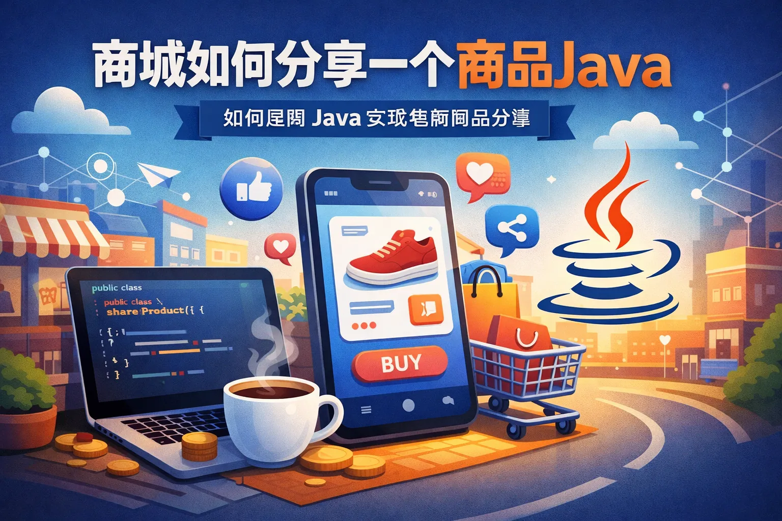 商城如何分享一个商品Java
