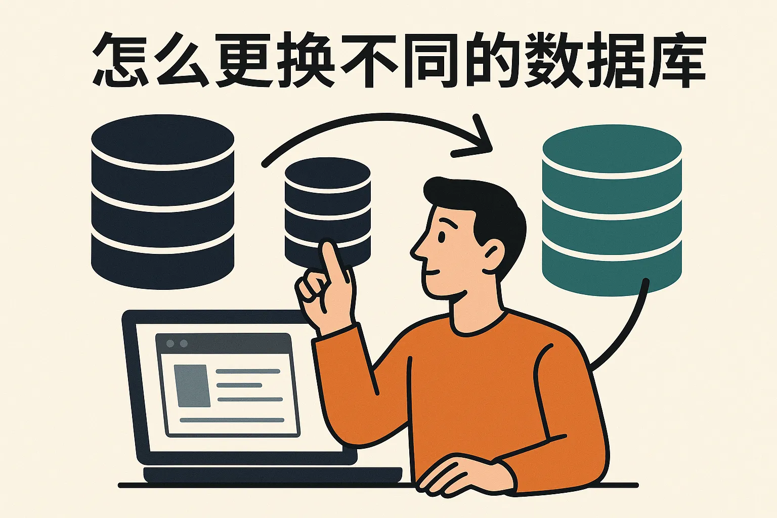 怎么更换不同的数据库