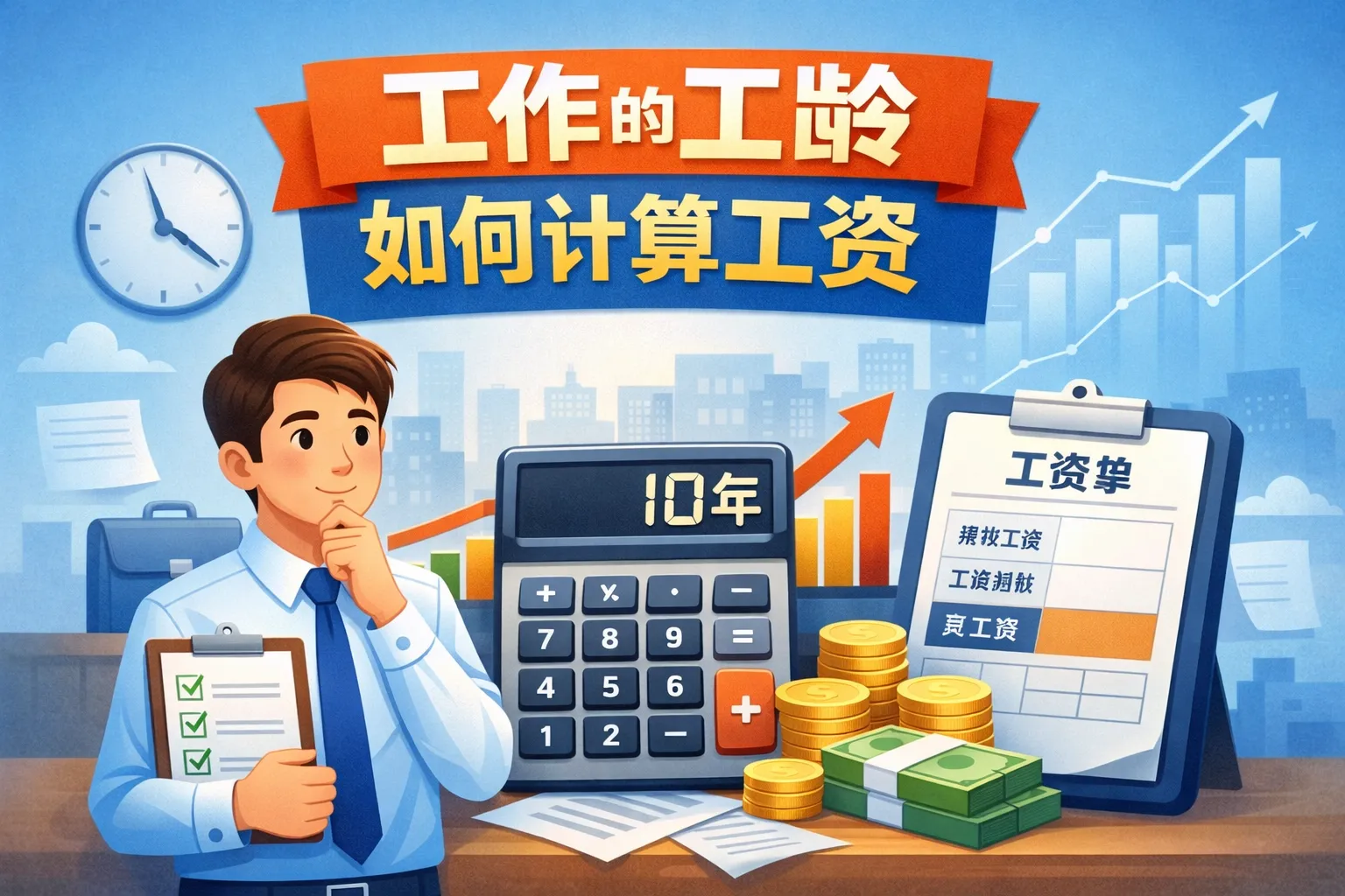 工作的工龄如何计算工资