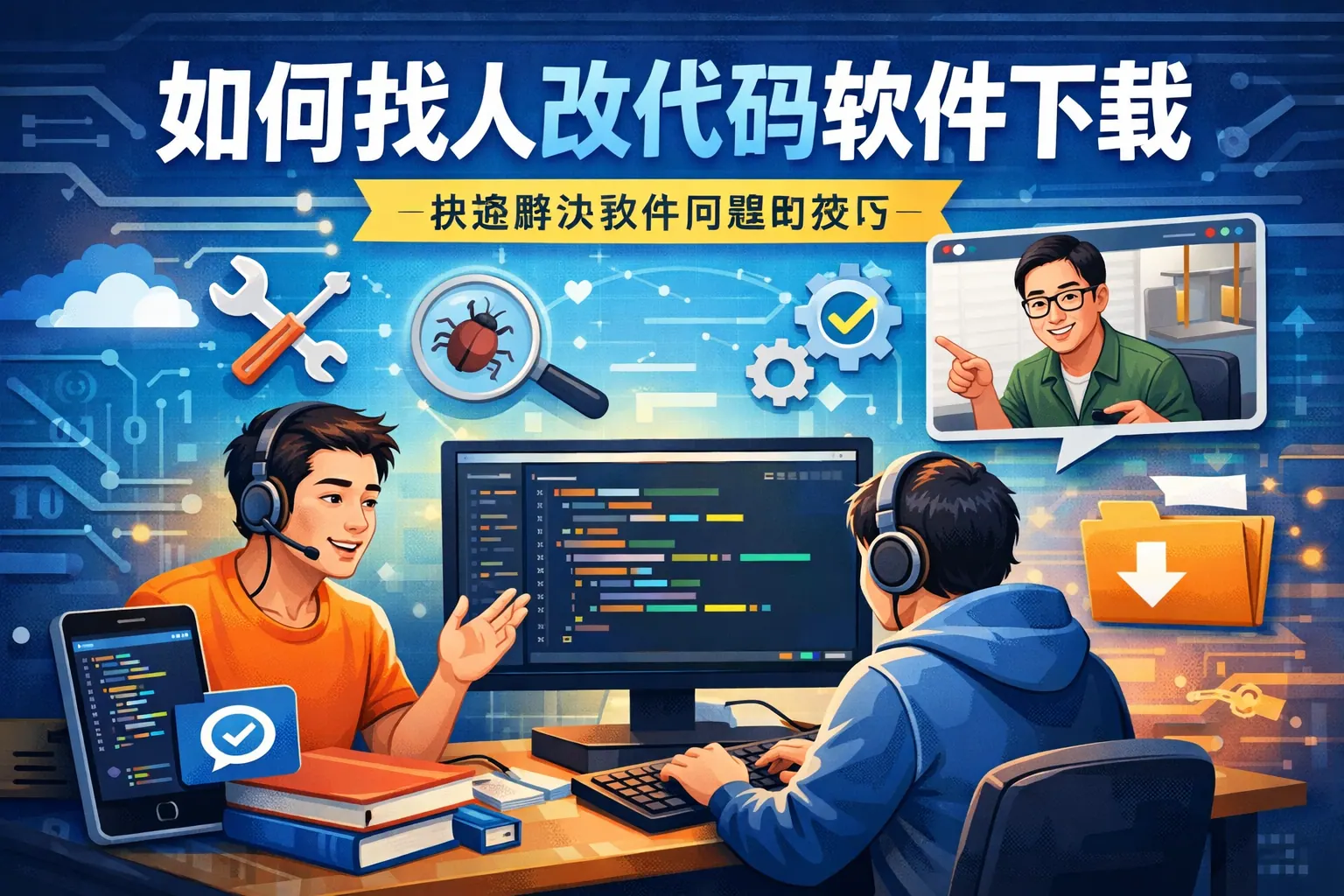 如何找人改代码软件下载