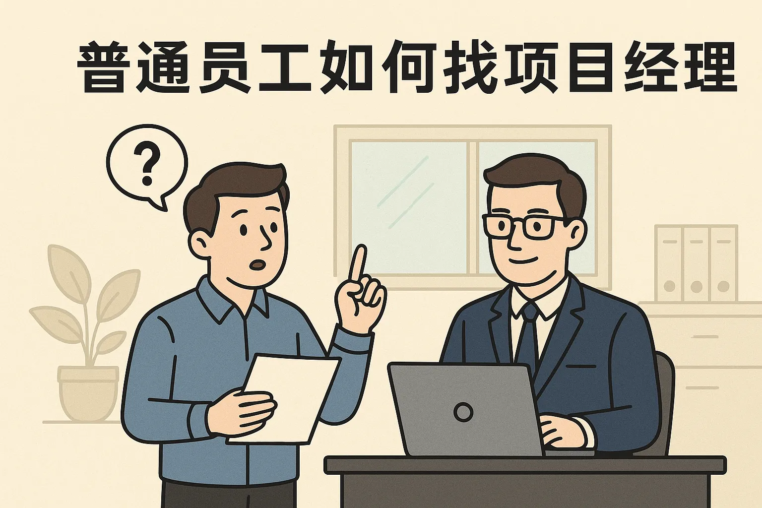 普通员工如何找项目经理