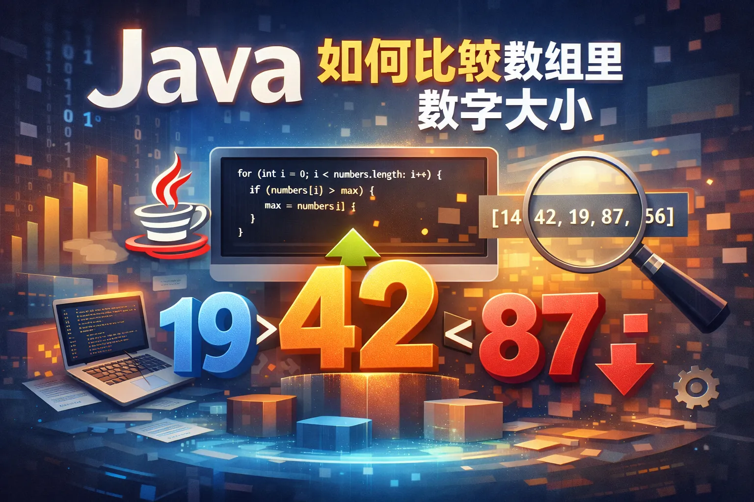 java如何比较数组里数字大小