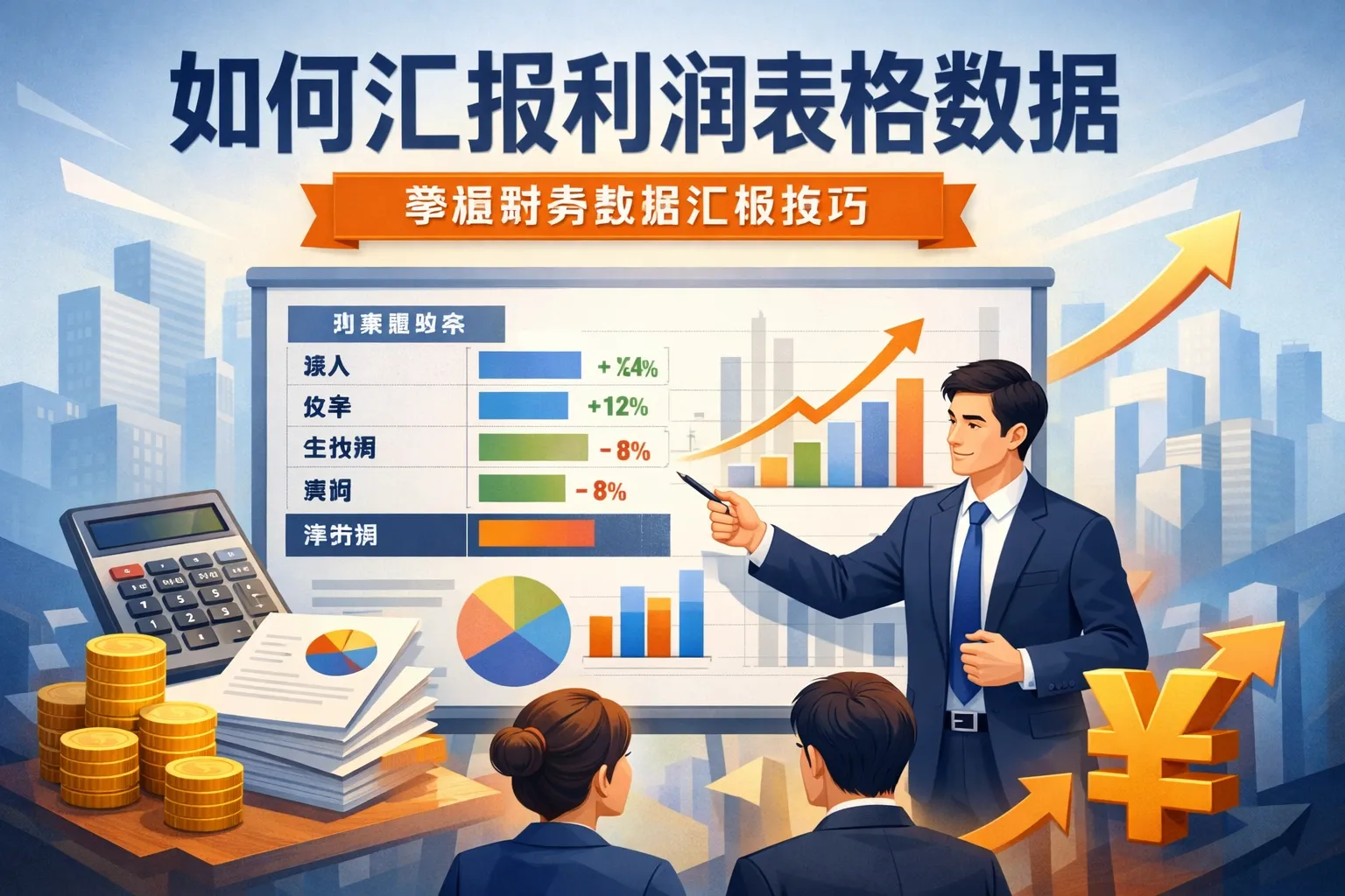 如何汇报利润表格数据