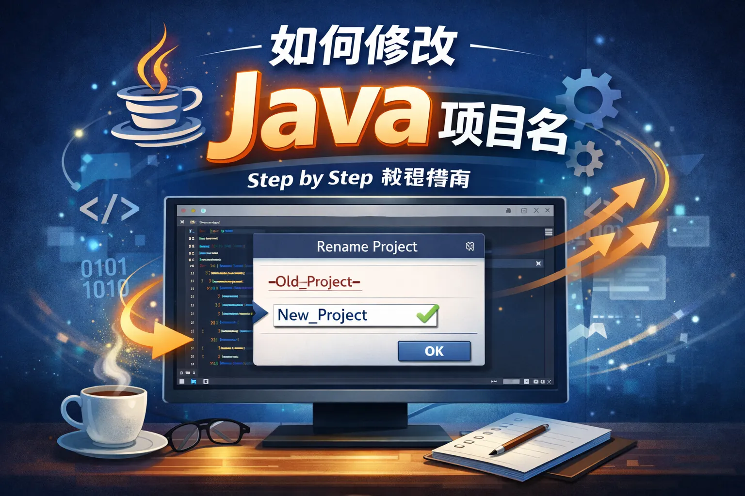 如何修改java项目名