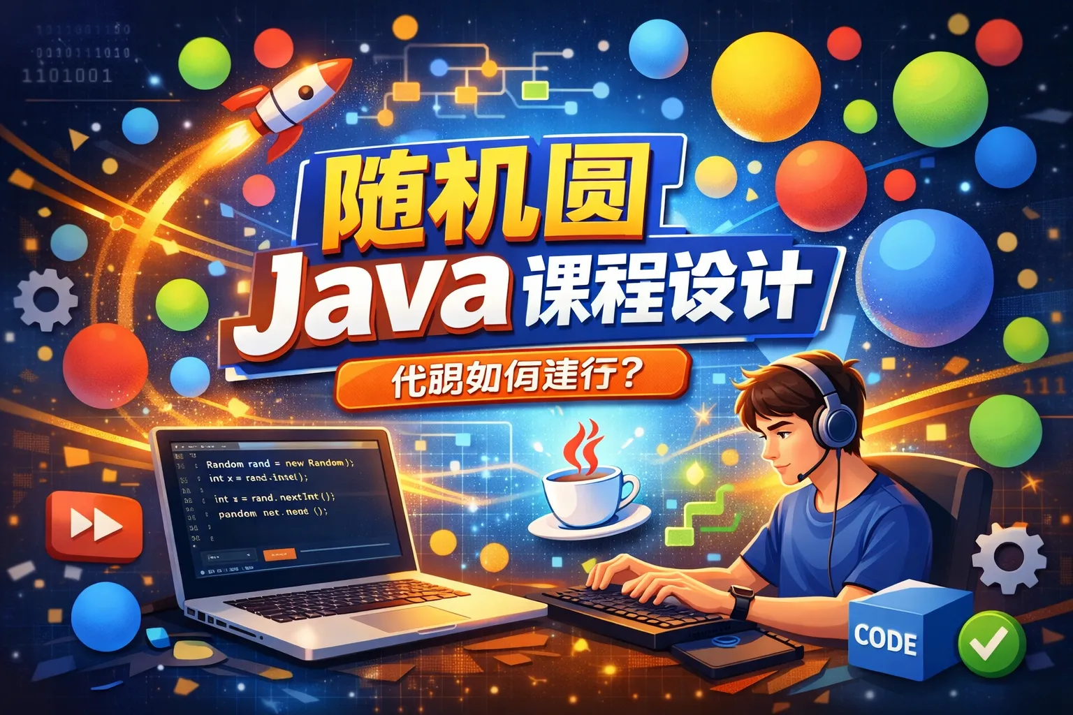 画随机圆java课程设计代码如何运行