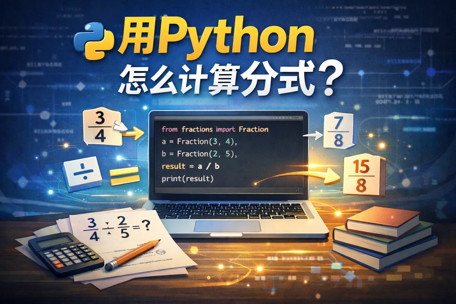 用python怎么计算分式
