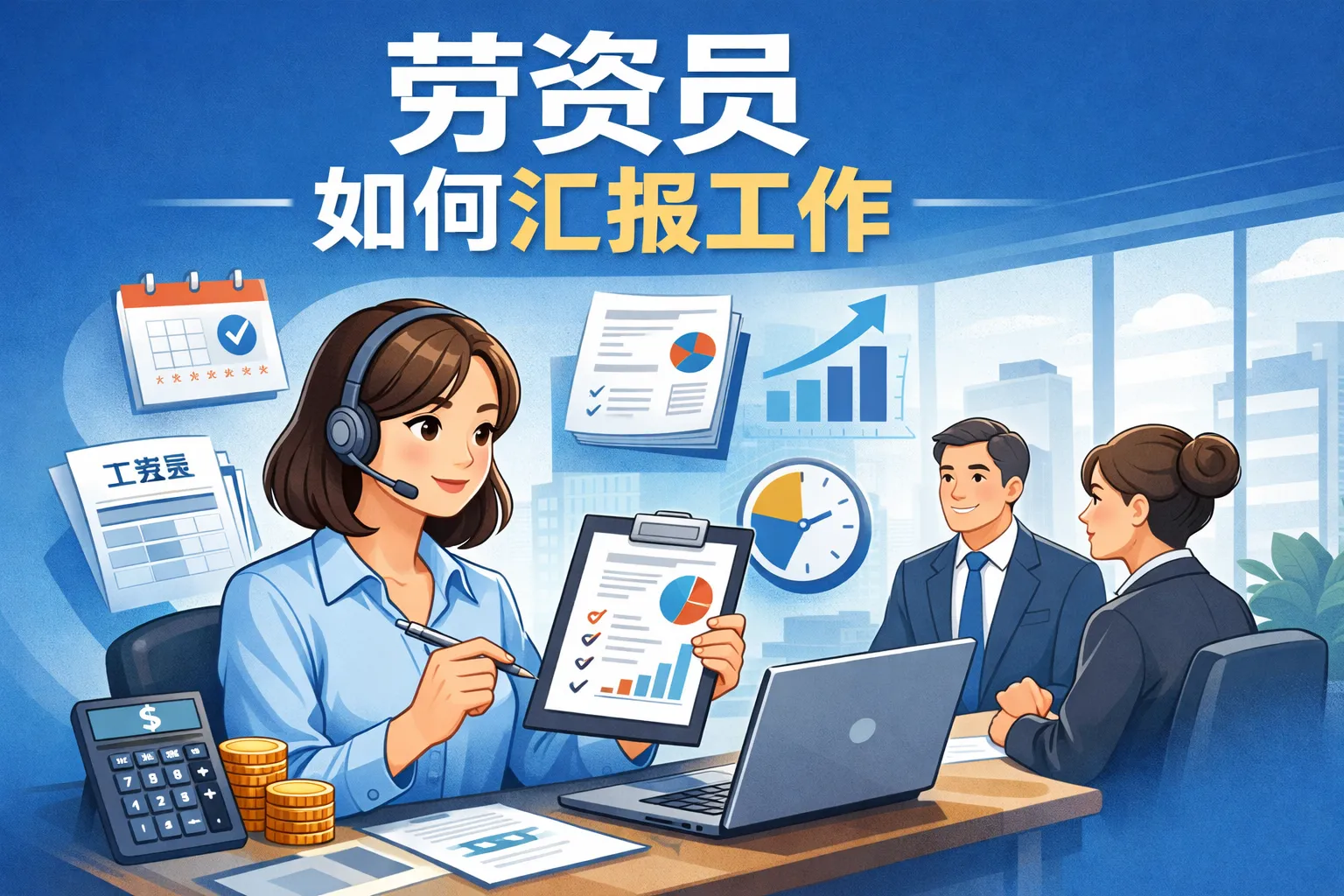 劳资员如何汇报工作