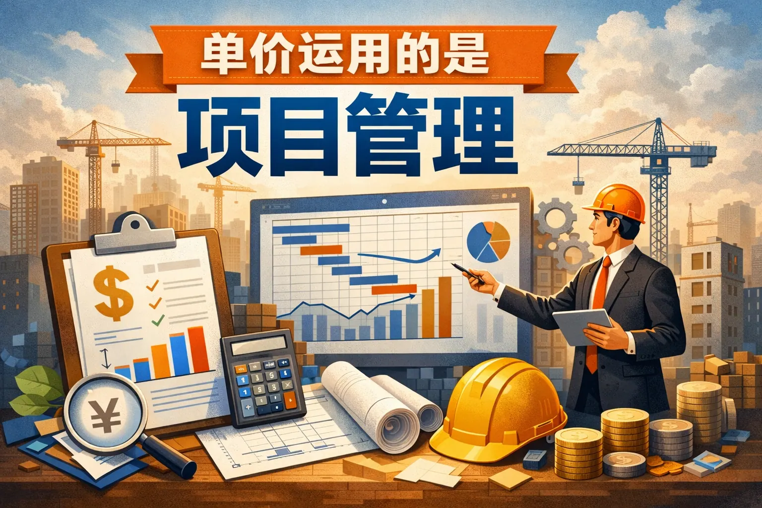 单价运用的是 项目管理