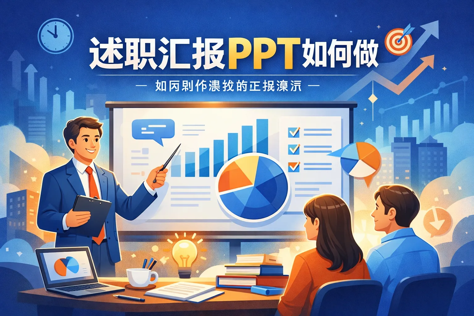 述职汇报ptt如何做