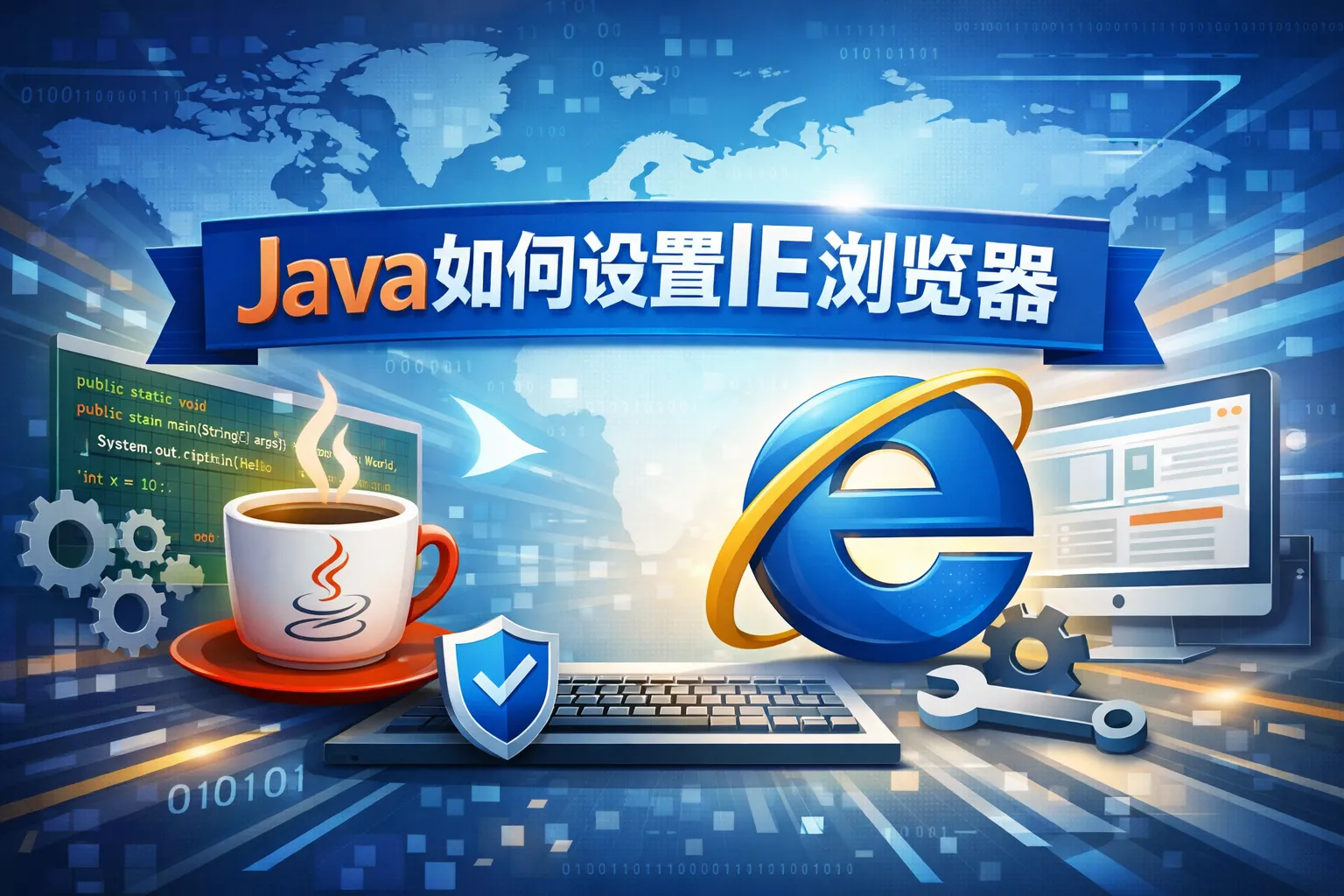 java如何设置ie浏览器