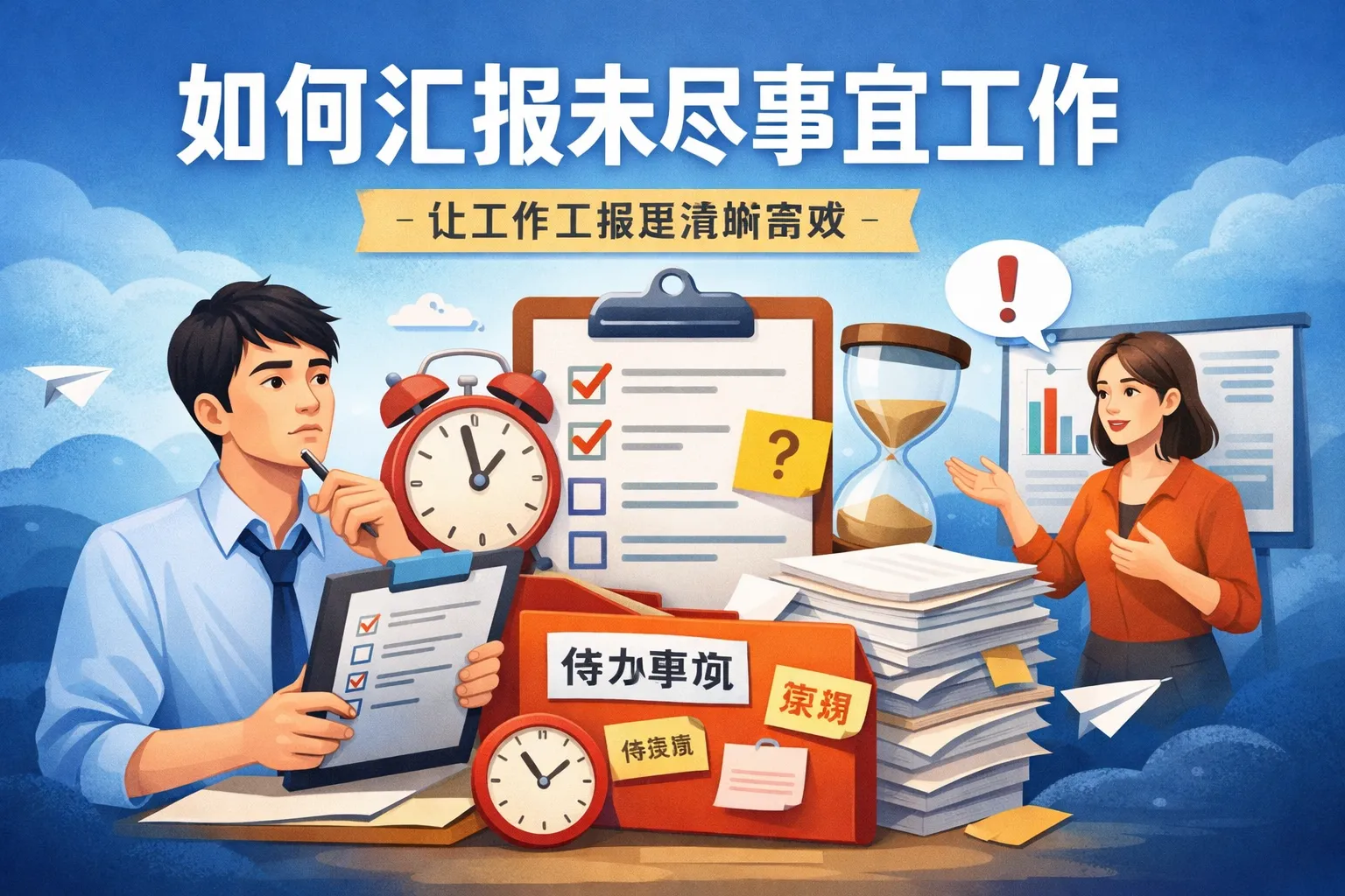 如何汇报未尽事宜工作