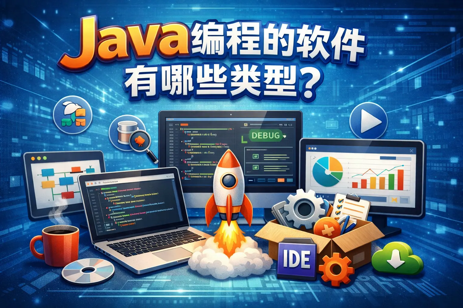 java编程的软件有哪些类型