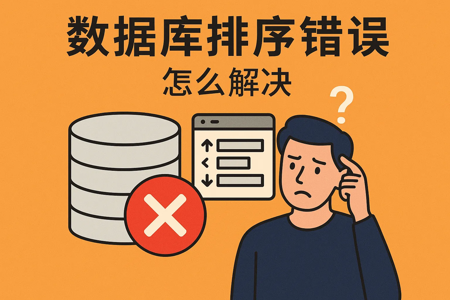 数据库排序错误怎么解决