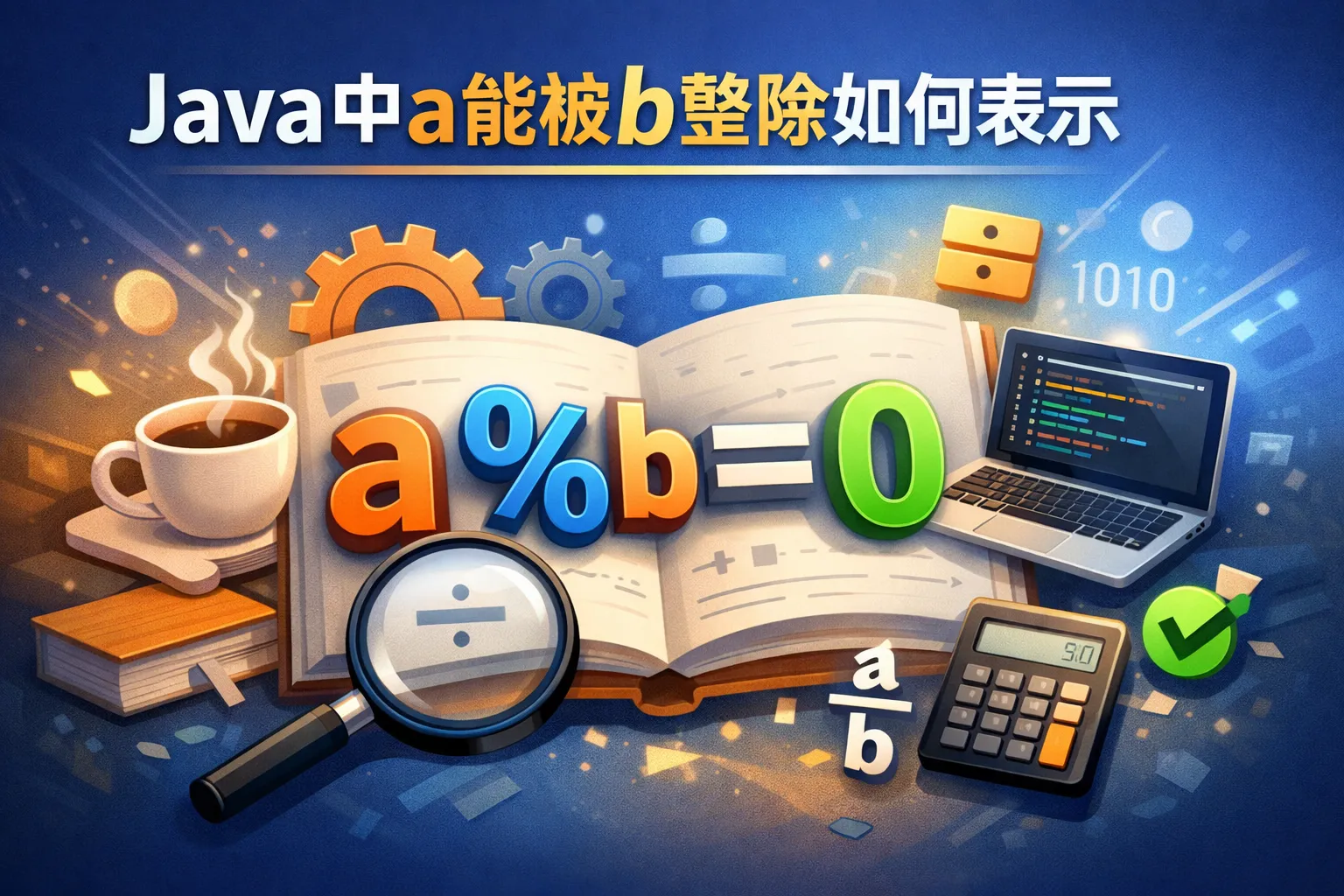 java中a能被b整除如何表示