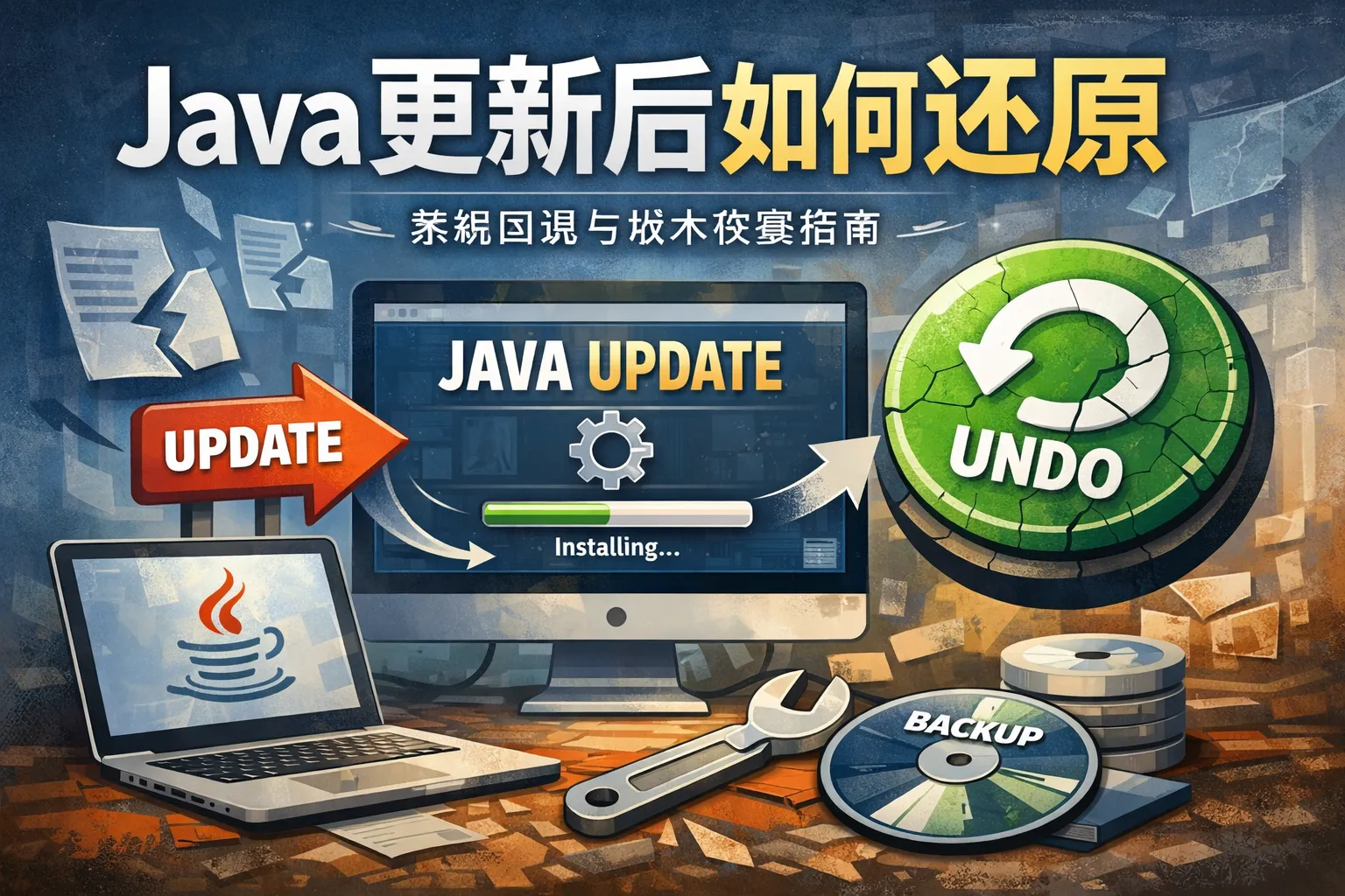 java更新后如何还原