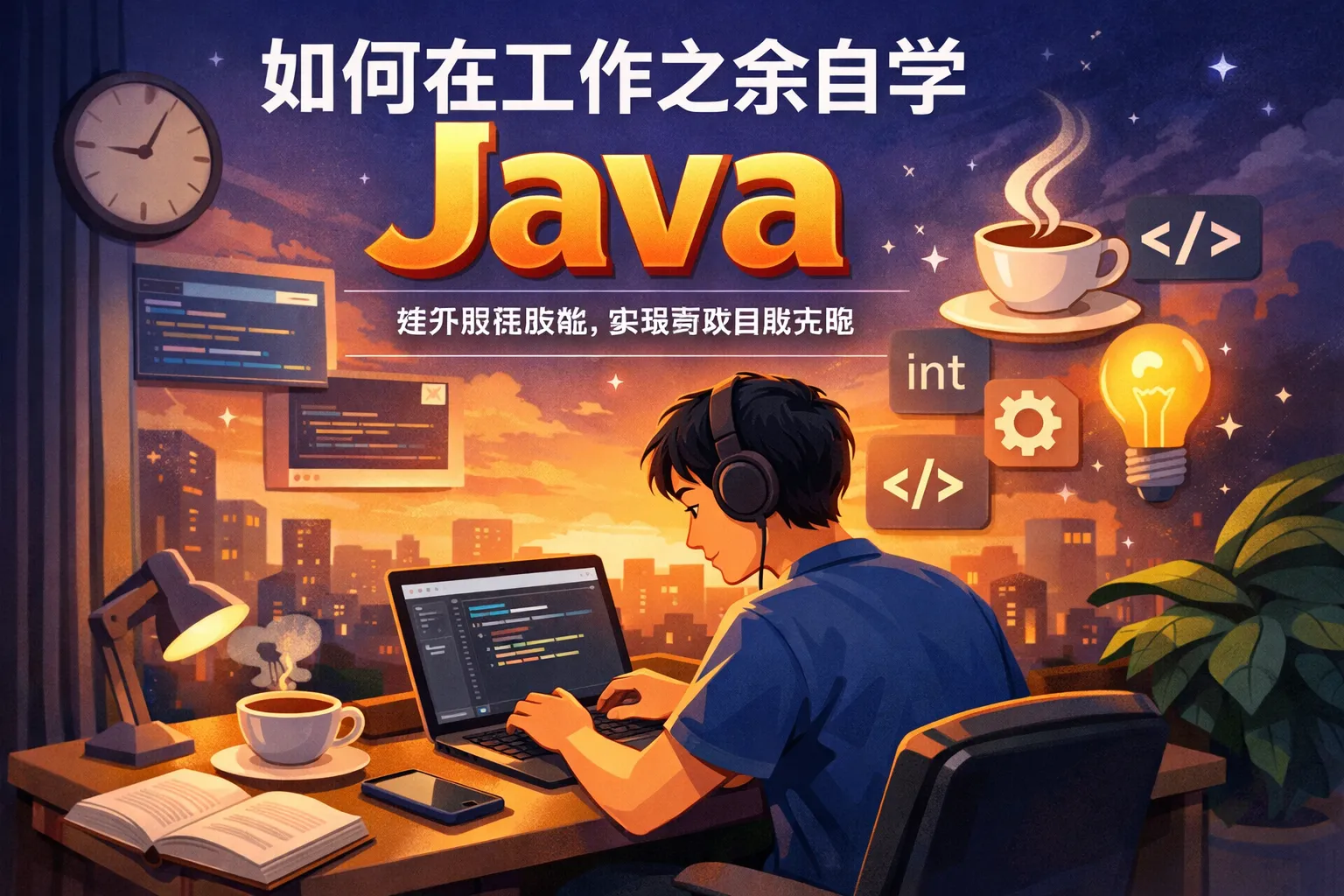 如何在工作之余自学java