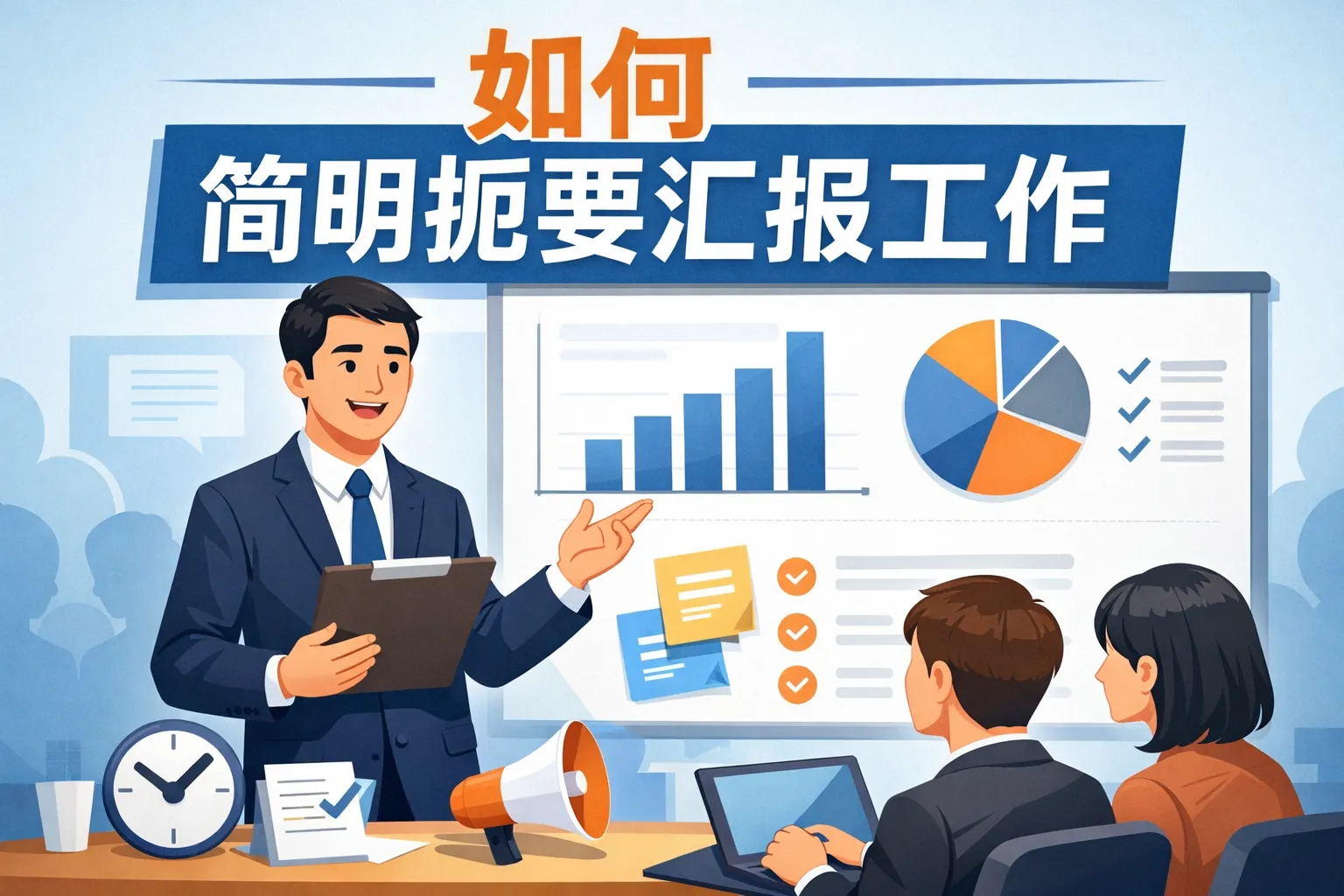 如何简明扼要汇报工作