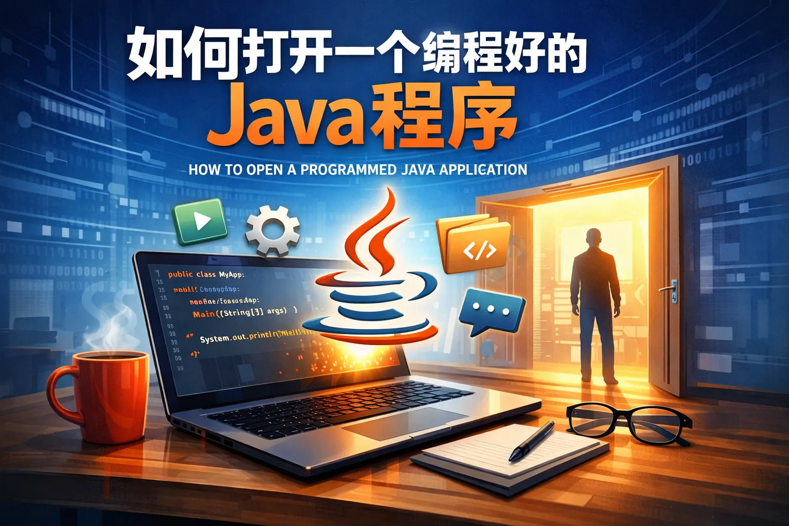 如何打开一个编程好的java程序