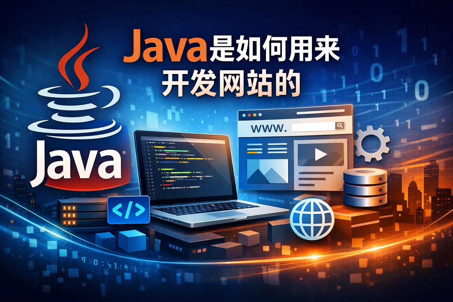 java是如何用来开发网站的
