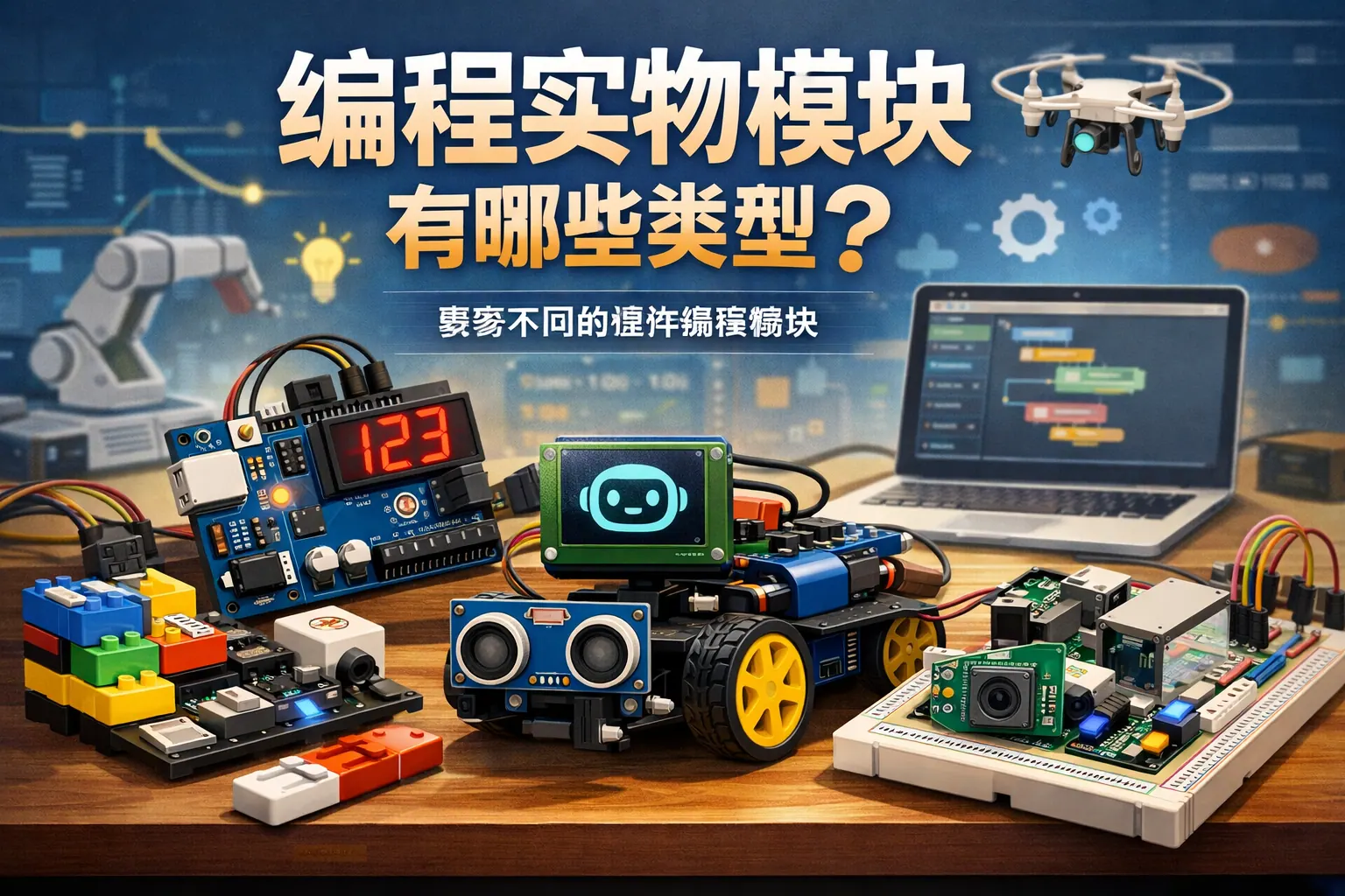 编程实物模块有哪些类型