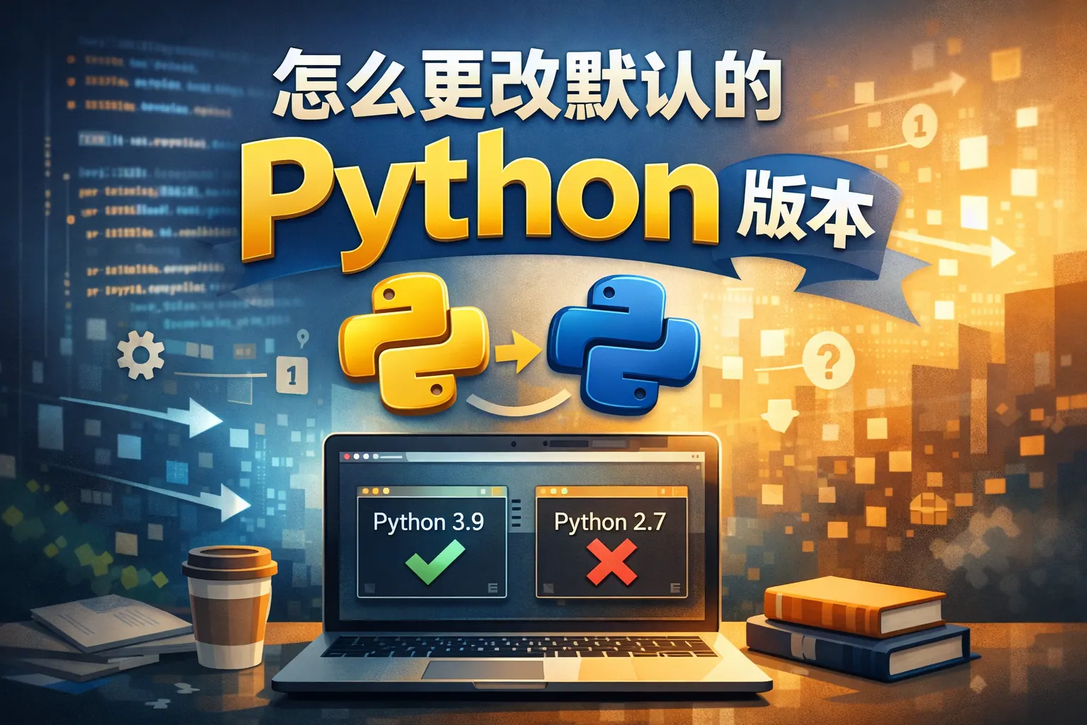 怎么更改默认的python版本