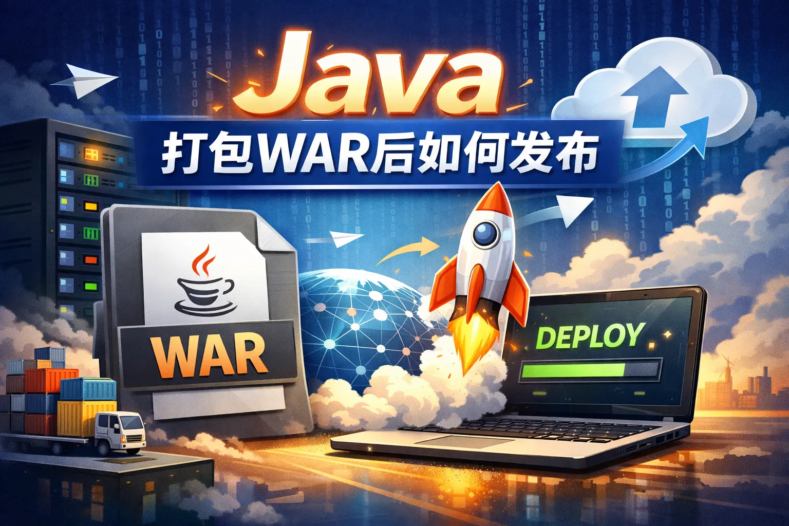 java打包war后如何发布