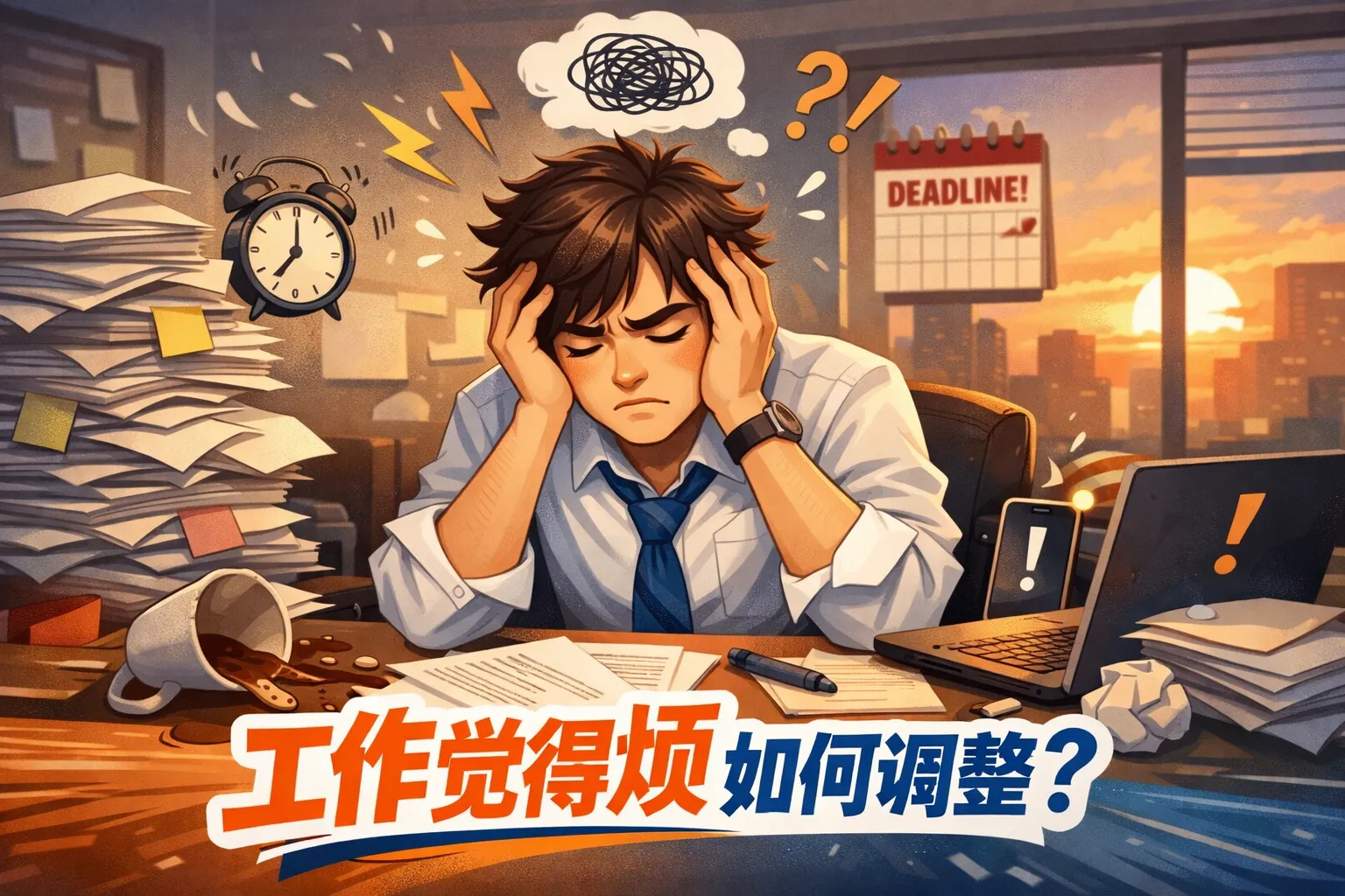 工作觉得烦如何调整