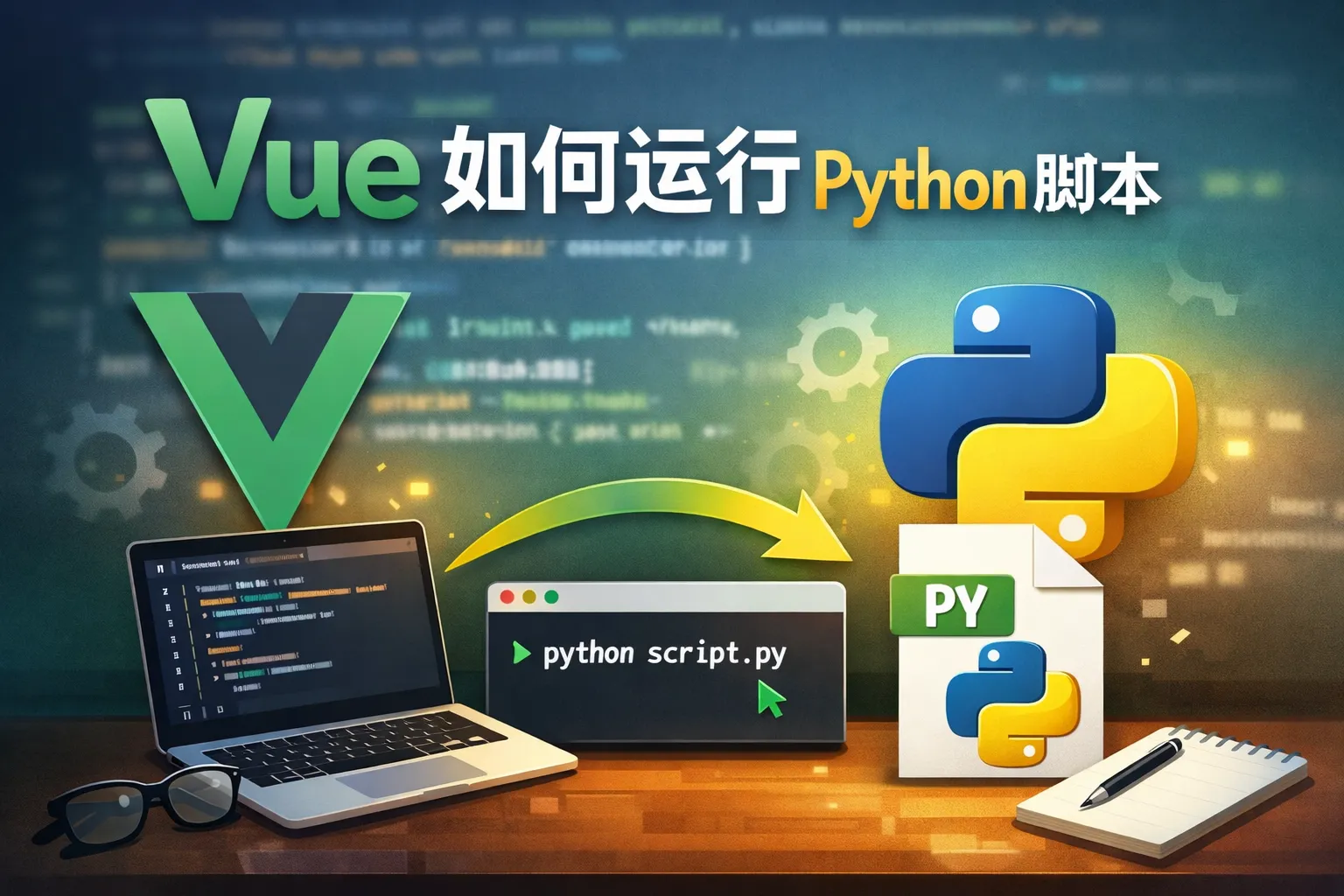 vue如何运行python脚本