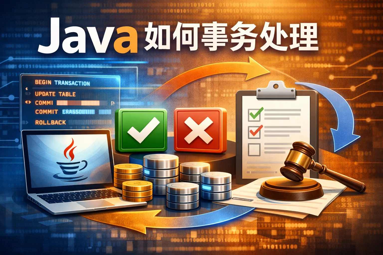 java如何事务处理