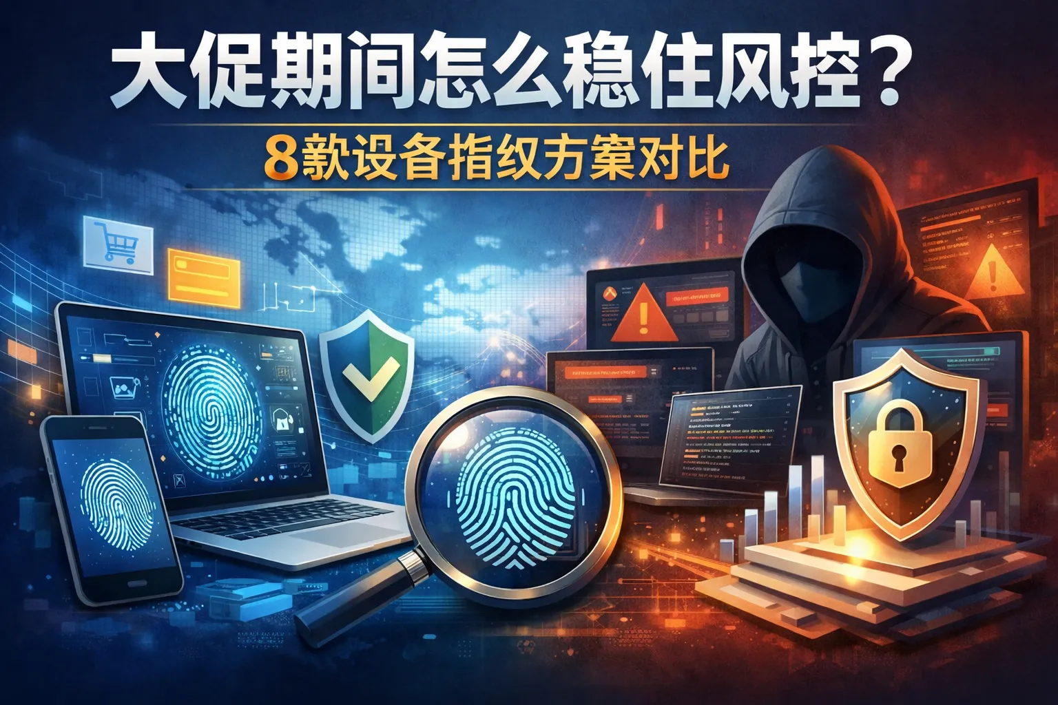 大促期间怎么稳住风控?8款设备指纹方案对比