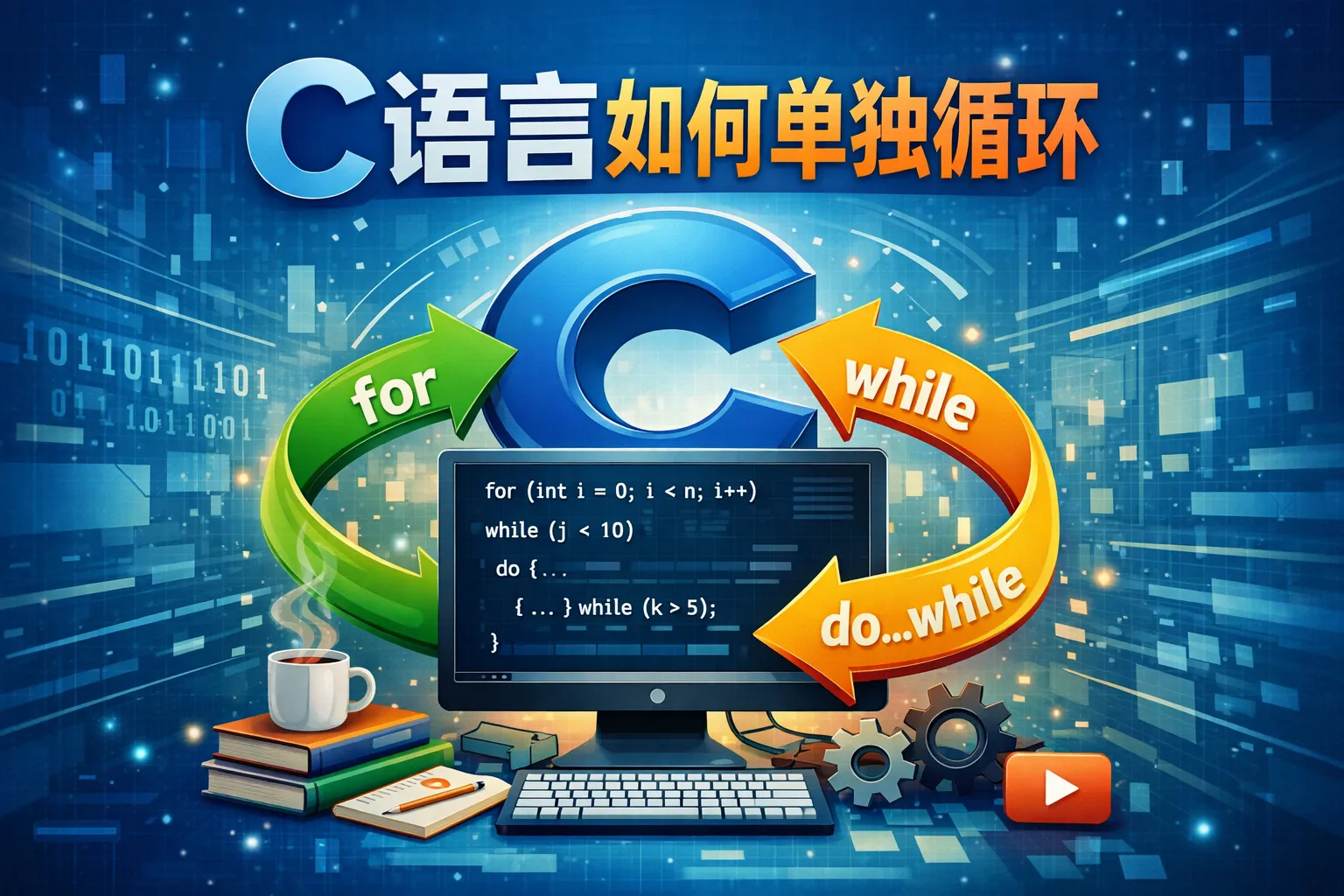 c语言如何单独循环