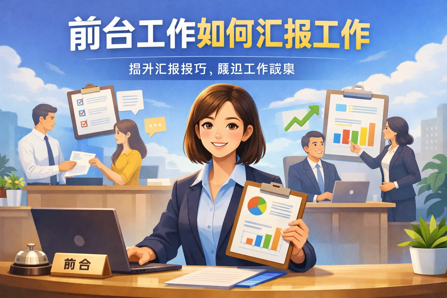 前台工作如何汇报工作