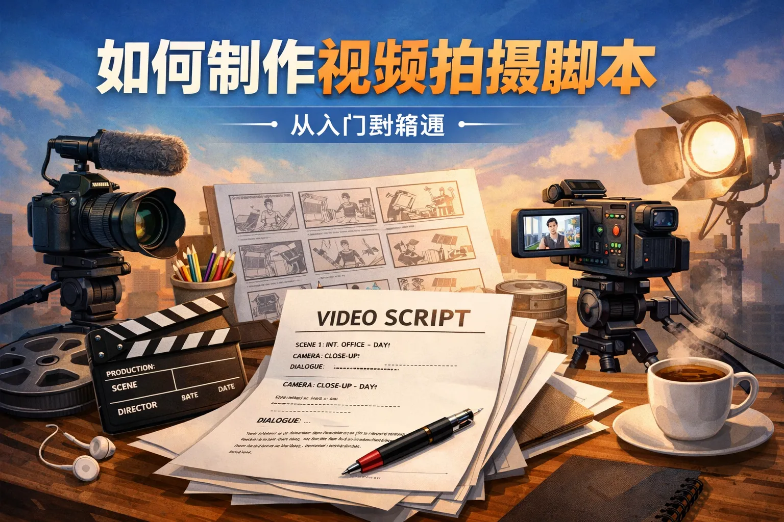 如何制作视频拍摄脚本